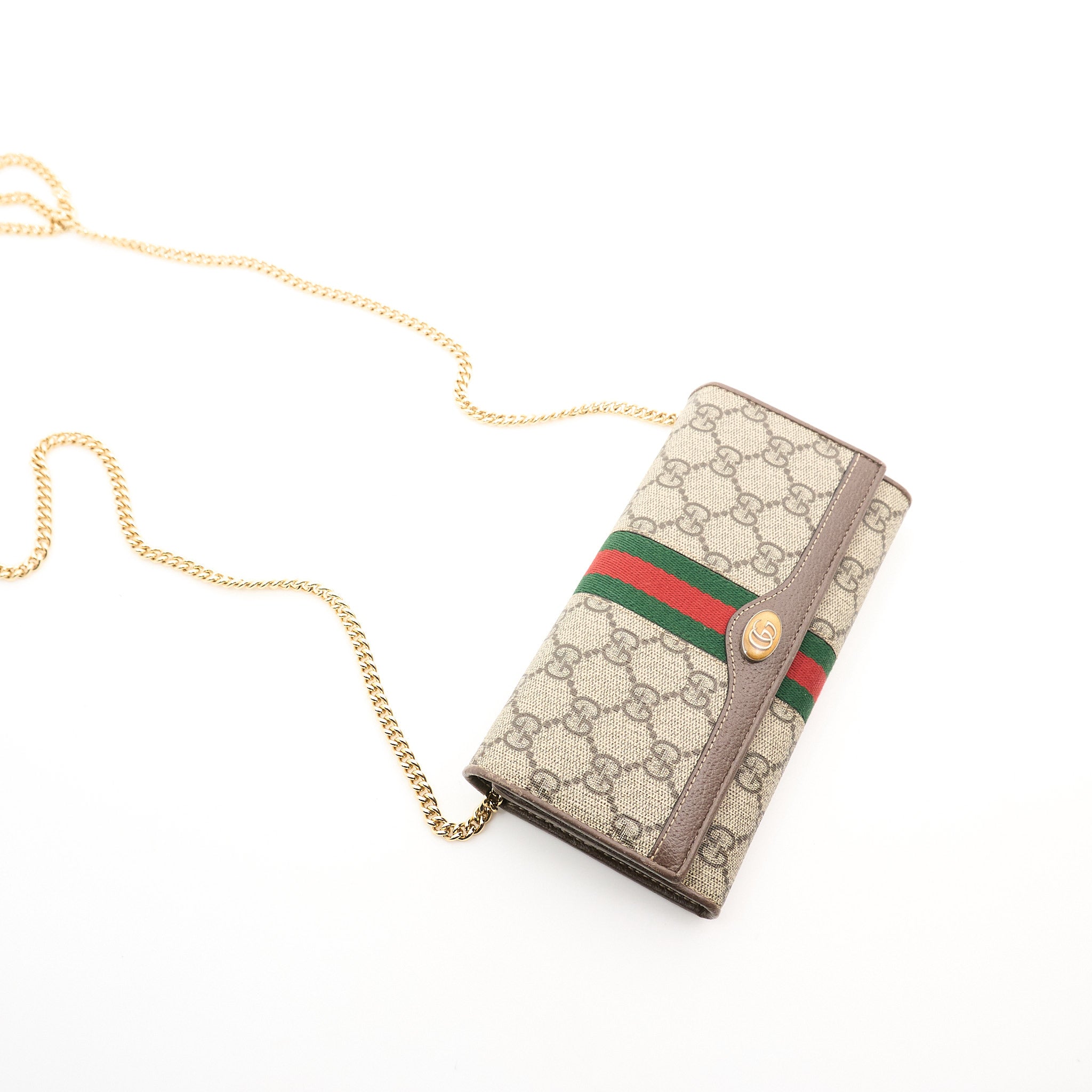 Gucci GG Supreme Wallet on Chain