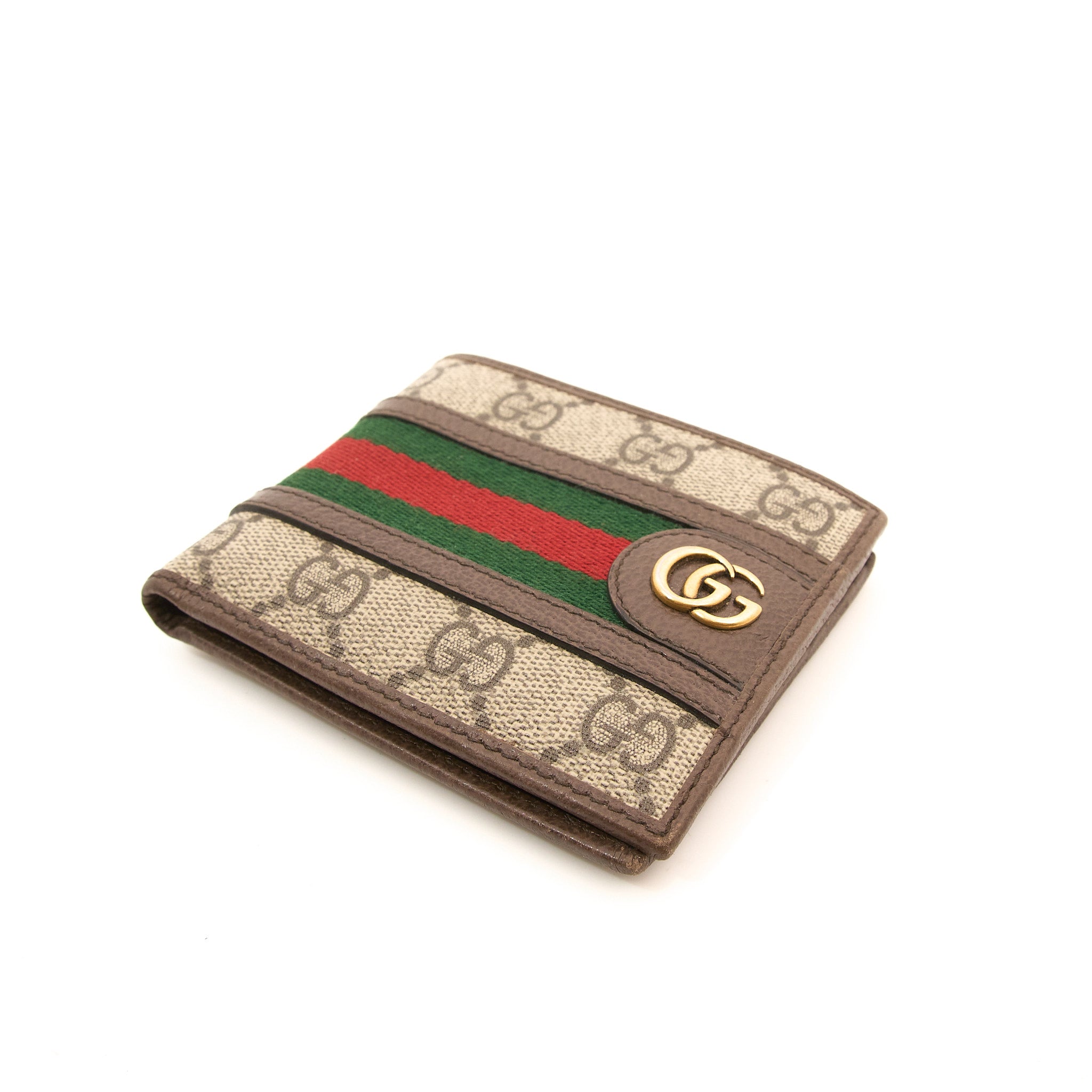Gucci GG Supreme Web Bifold Wallet
