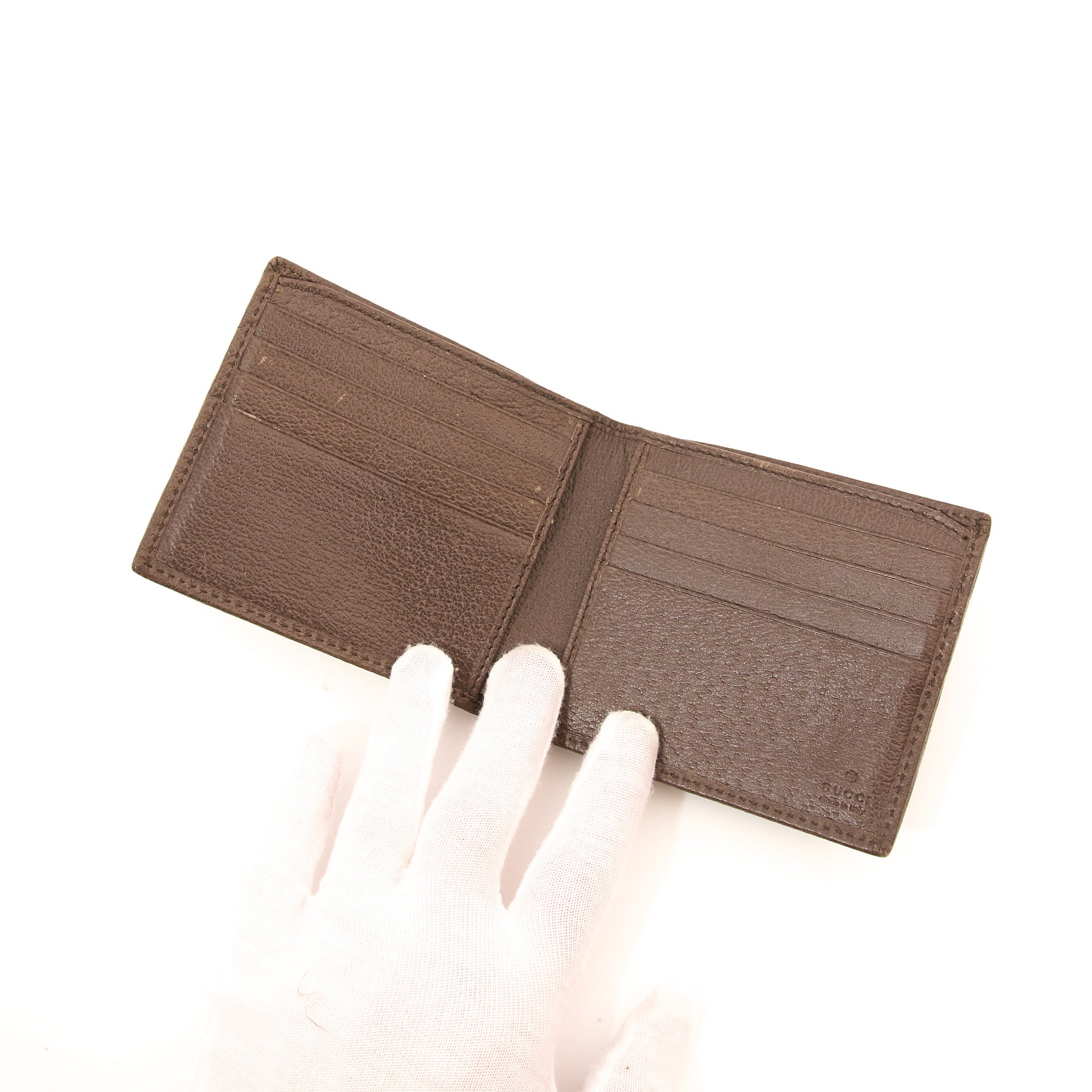 Gucci GG Supreme Web Bifold Wallet