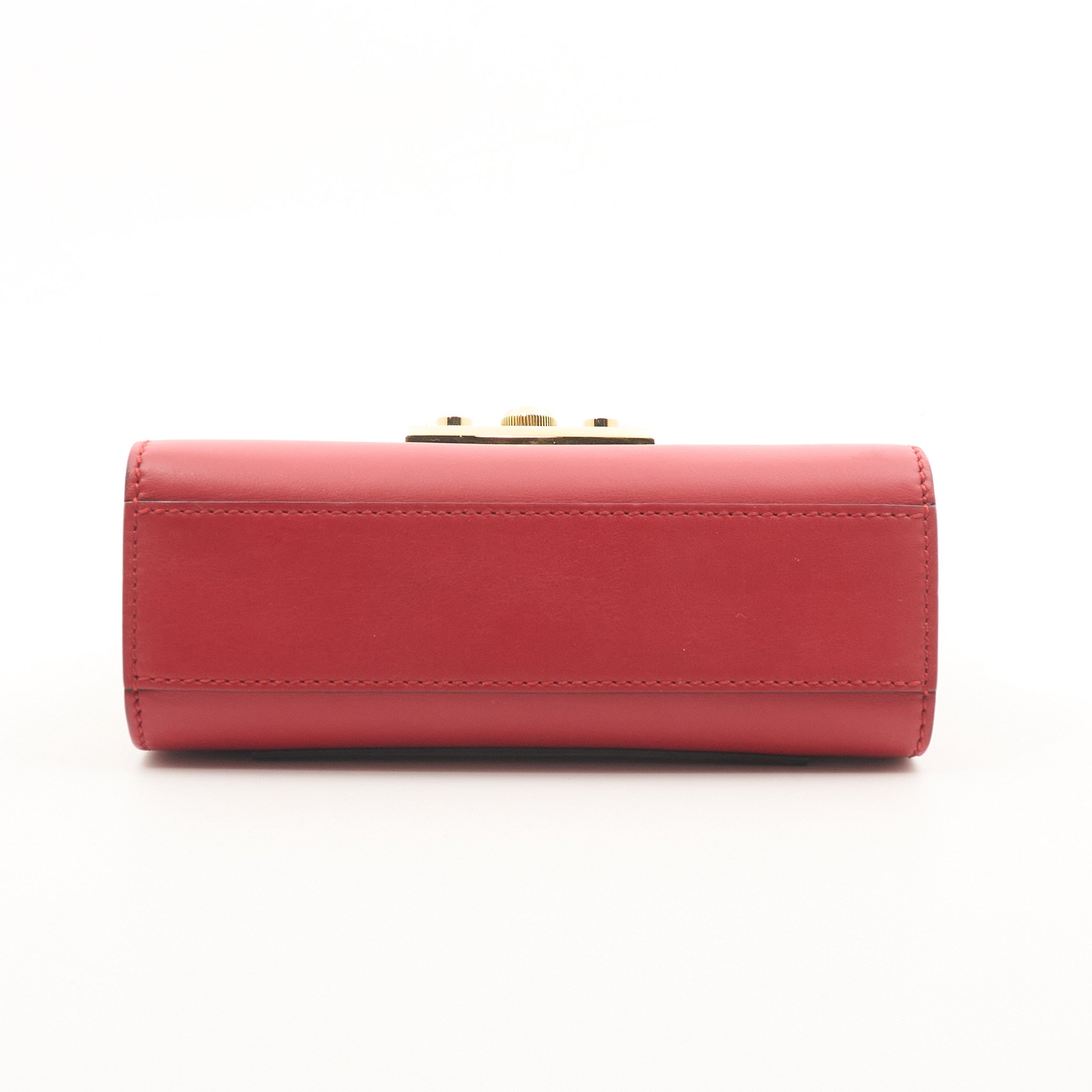Gucci Guccissima Padlock Bag in Pelle Rosso