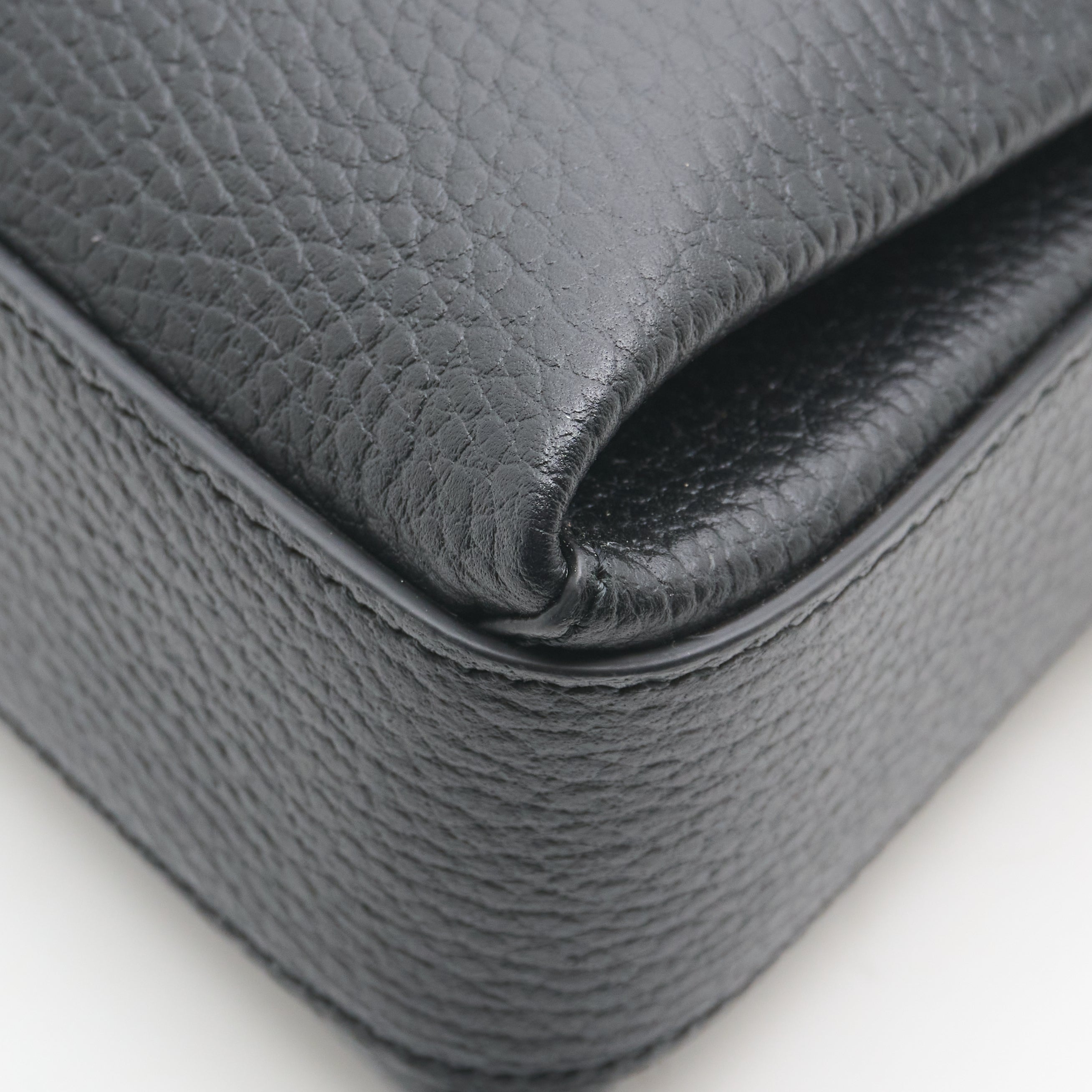 Gucci Interlocking G Small Black Crossbody Bag