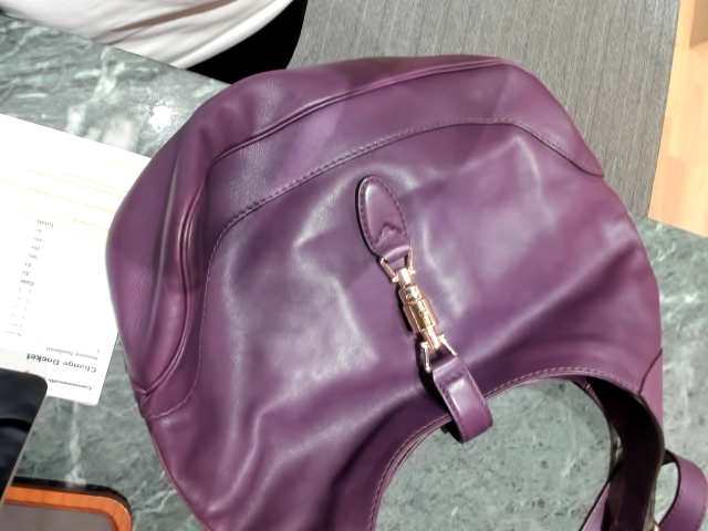 Gucci Jackie Purple Shoulder Bag