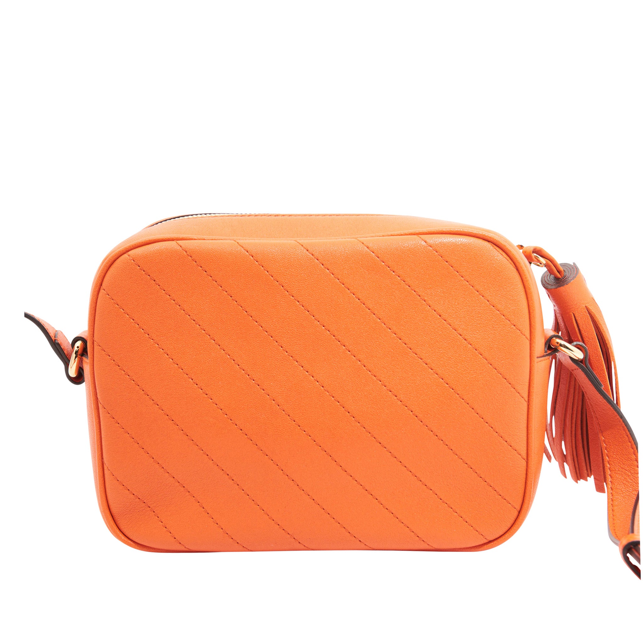 Gucci Leather Blondie Small in Orange