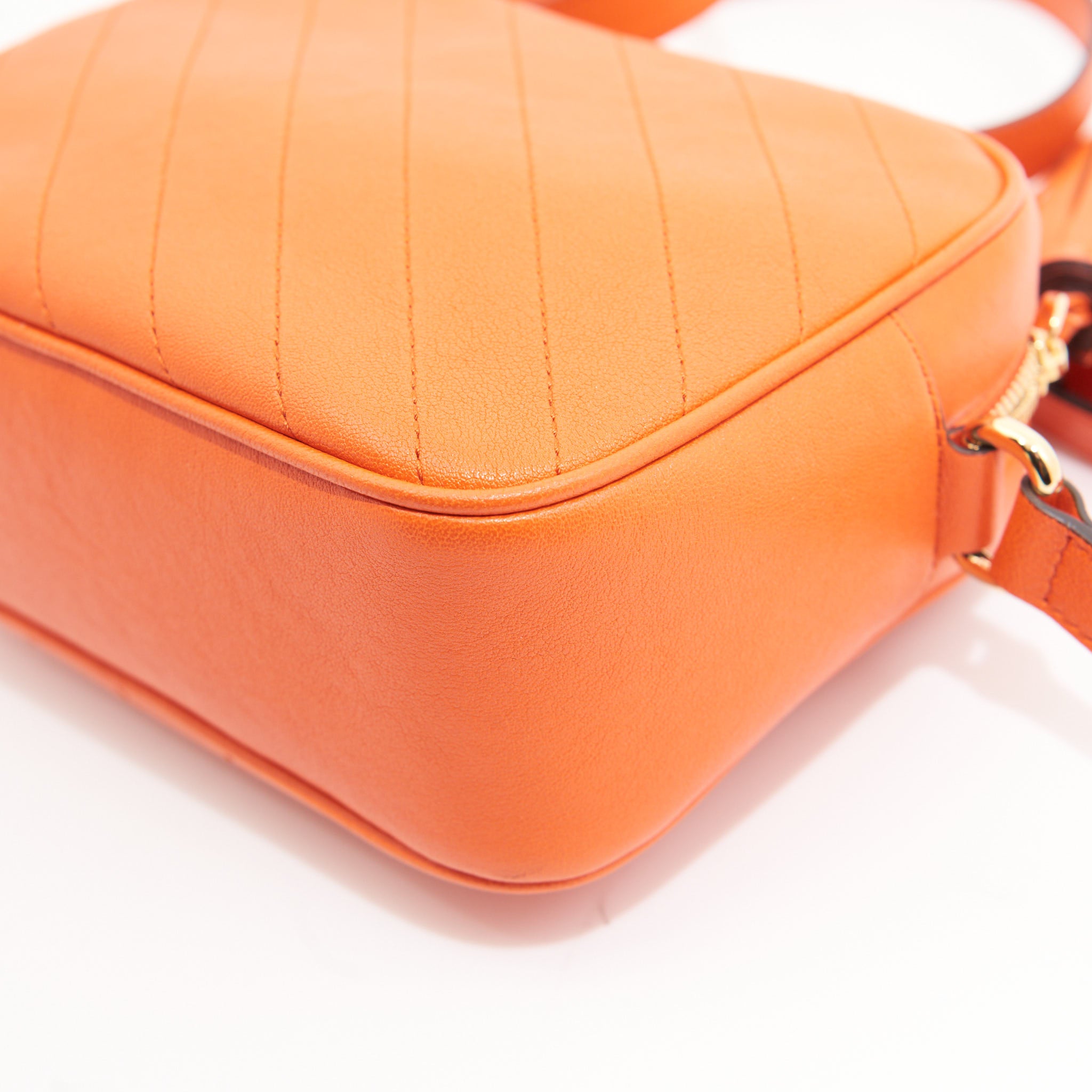 Gucci Leather Blondie Small in Orange
