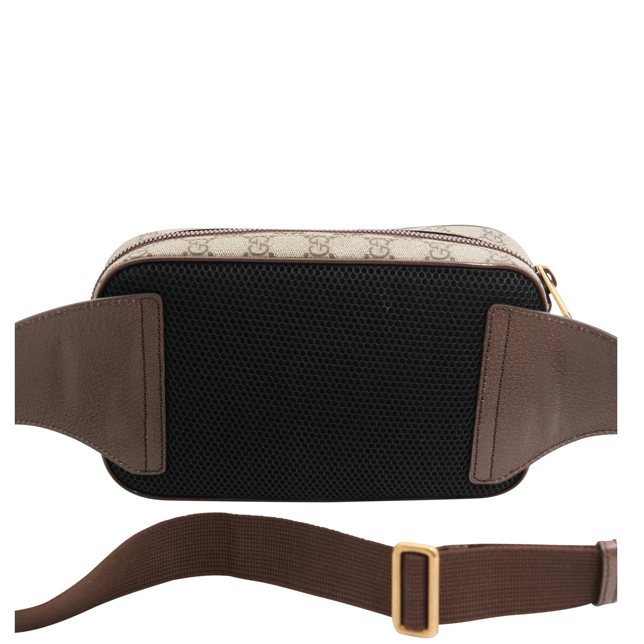 Gucci Leather Ophidia GG Belt Bag in Brown Monogram GHW