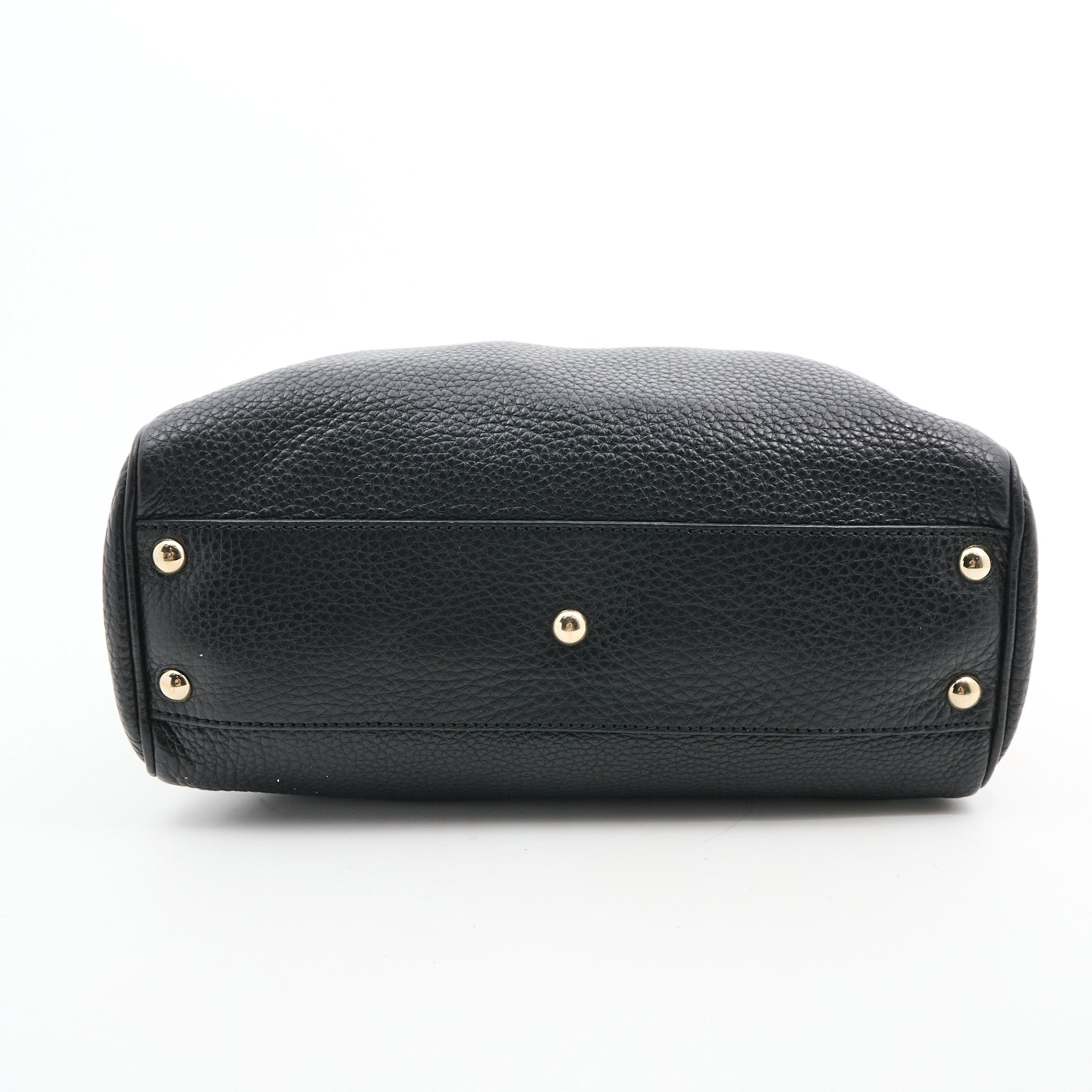 Gucci Bamboo Shopper Tote Bag in Black Leather