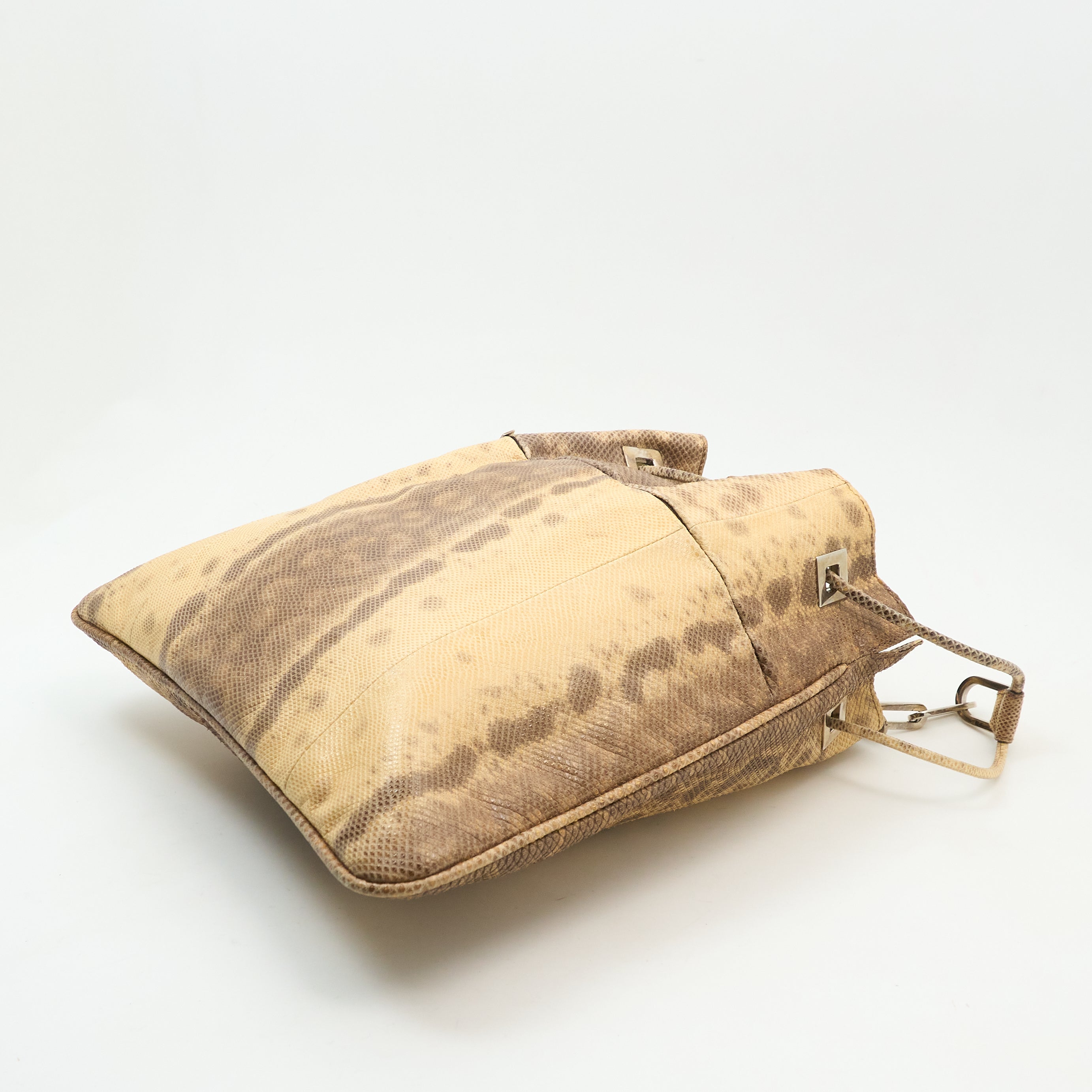 Gucci Python Drawstring Shoulder Bag