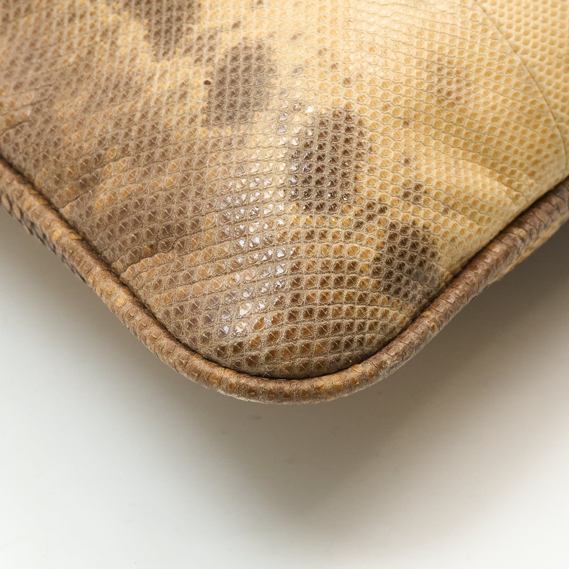 Gucci Python Drawstring Shoulder Bag