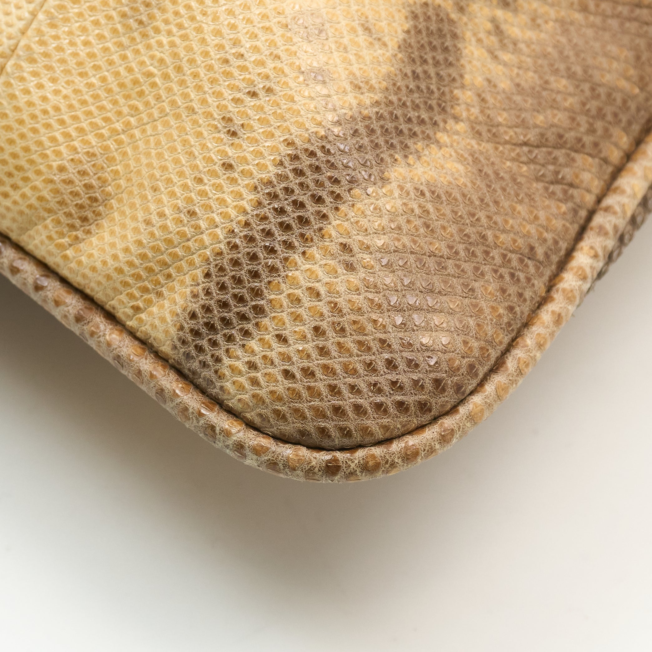 Gucci Python Drawstring Shoulder Bag