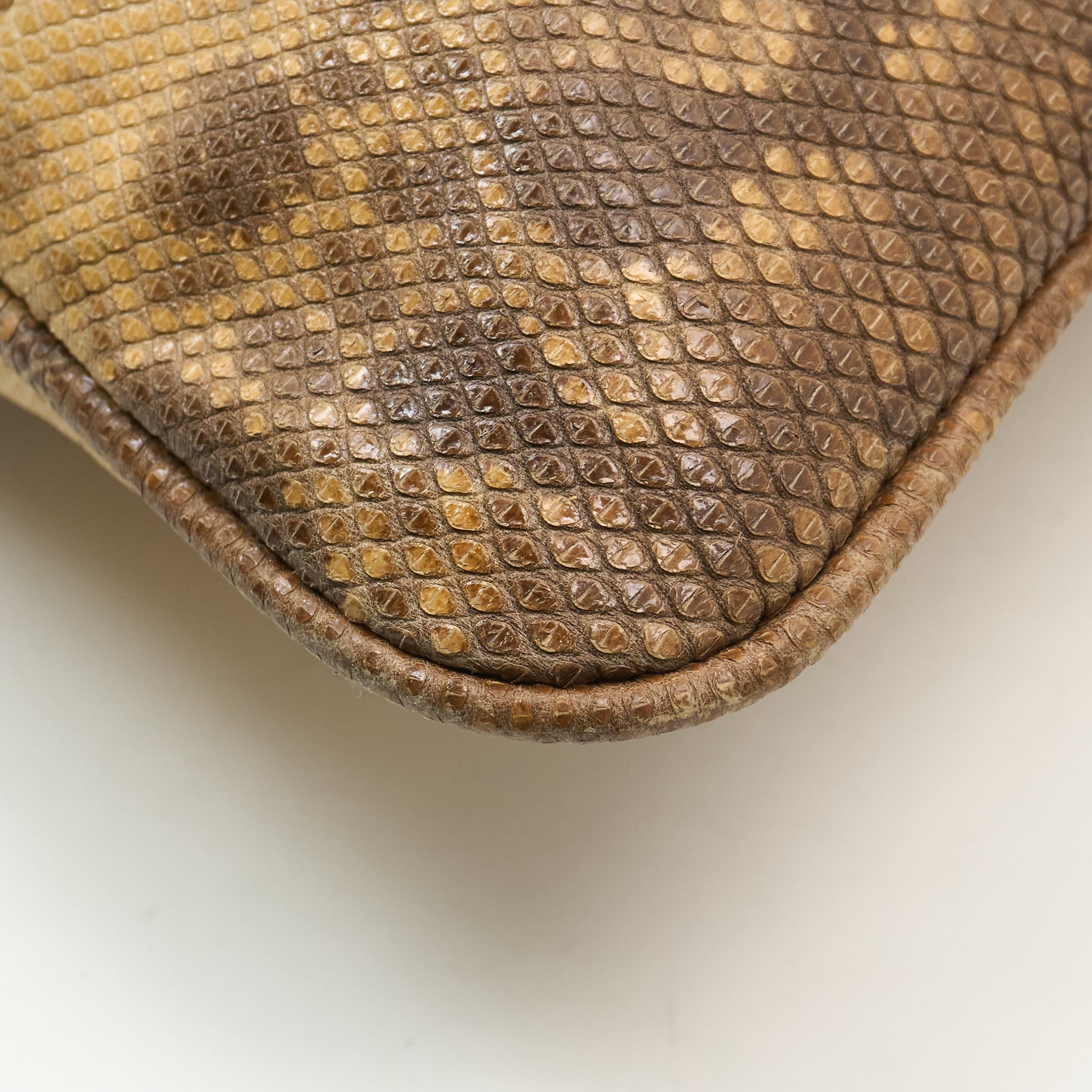 Gucci Python Drawstring Shoulder Bag