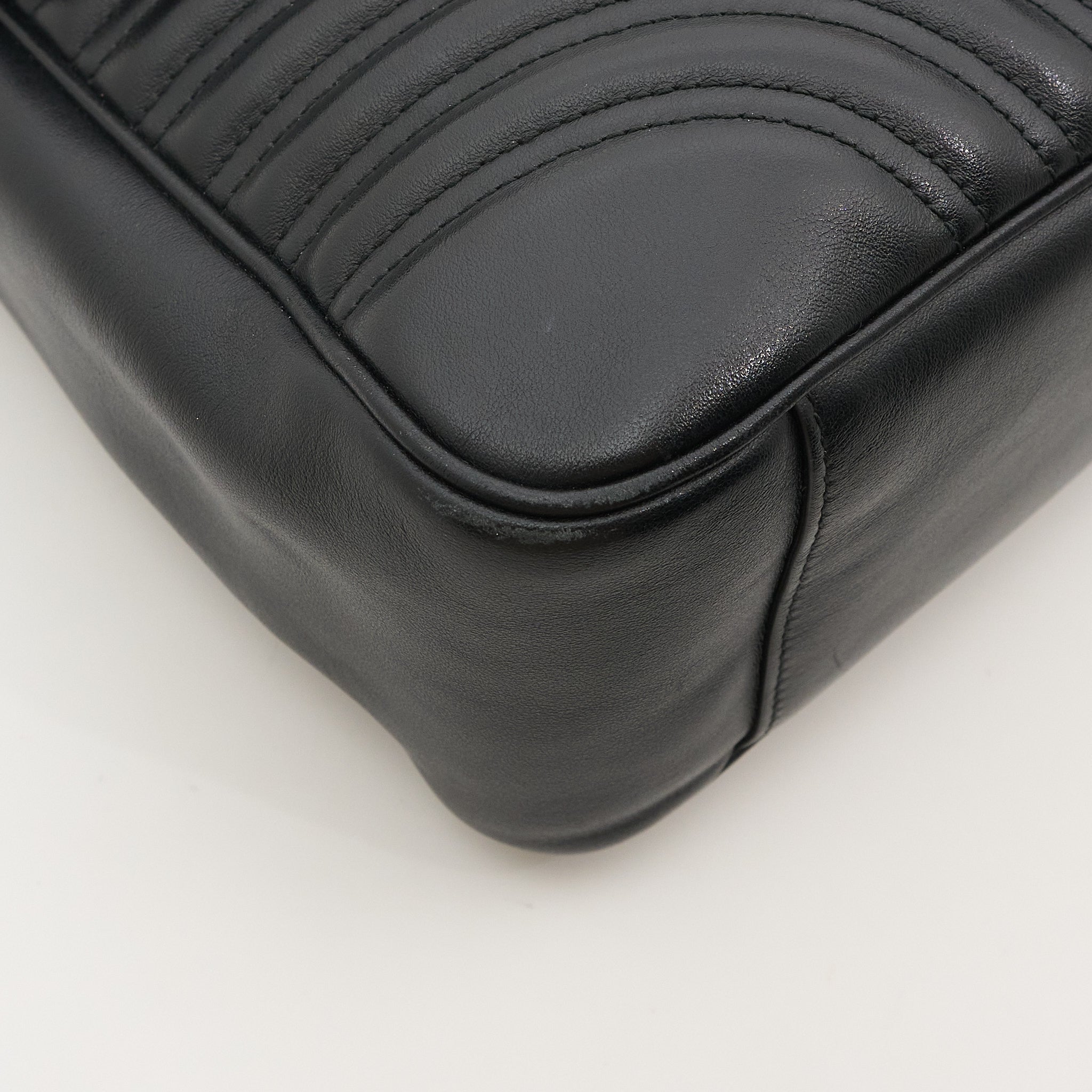 Gucci GG Marmont Black Maxi Shoulder Bag