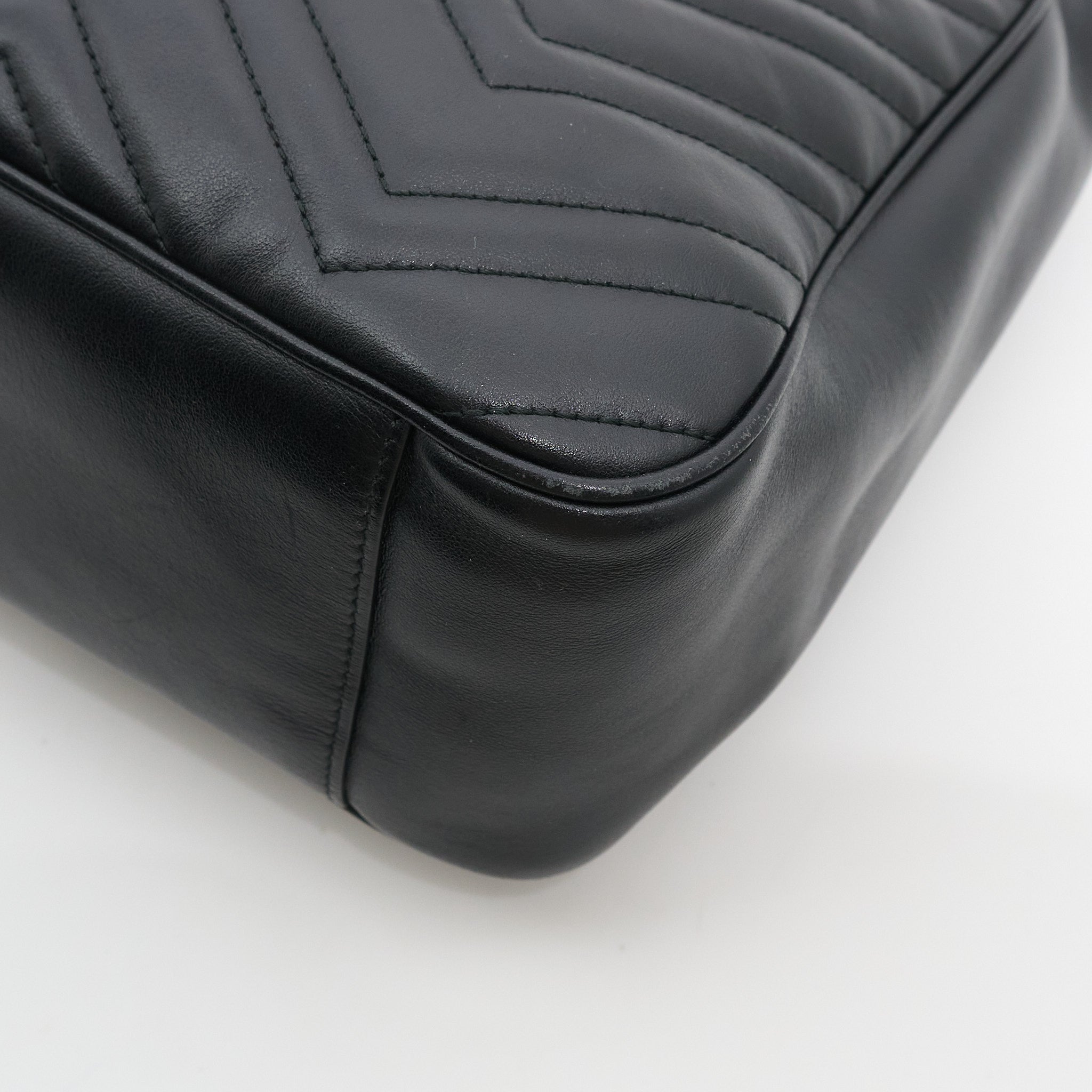 Gucci GG Marmont Black Maxi Shoulder Bag