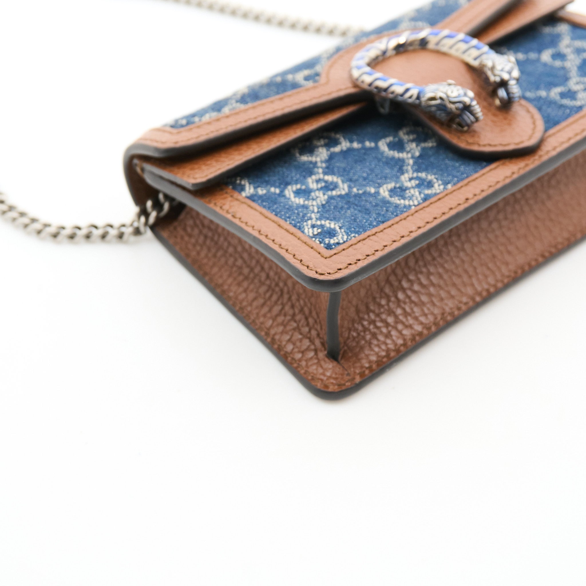 Gucci Mini Denim Dionysus Bag