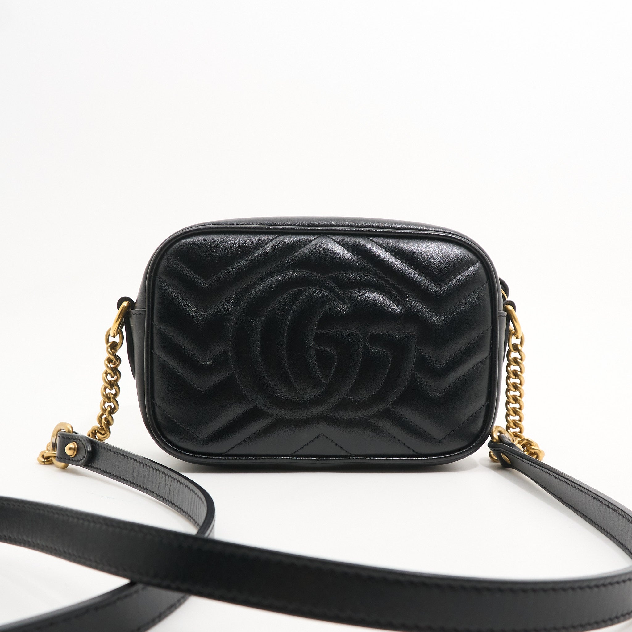 Gucci GG Mini Marmont Black Bag