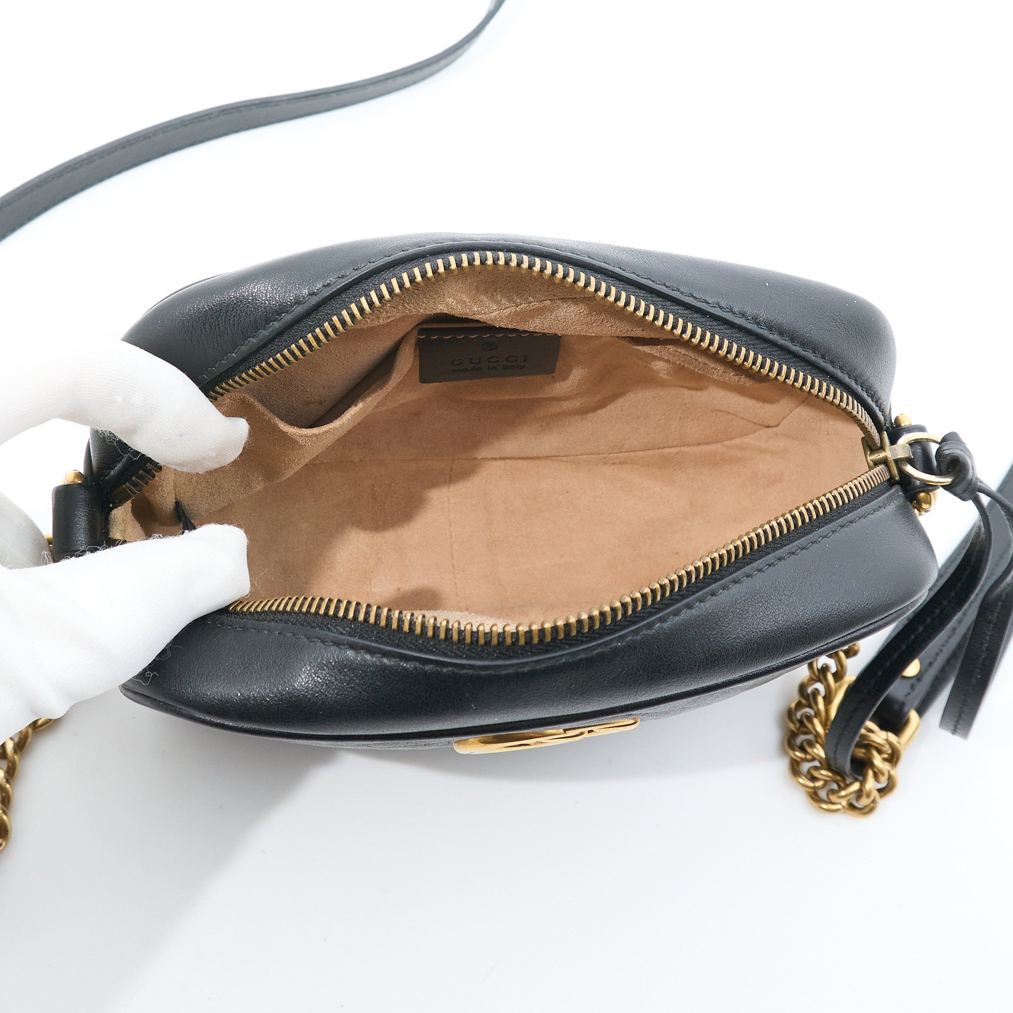 Gucci GG Marmont Mini Black Bag