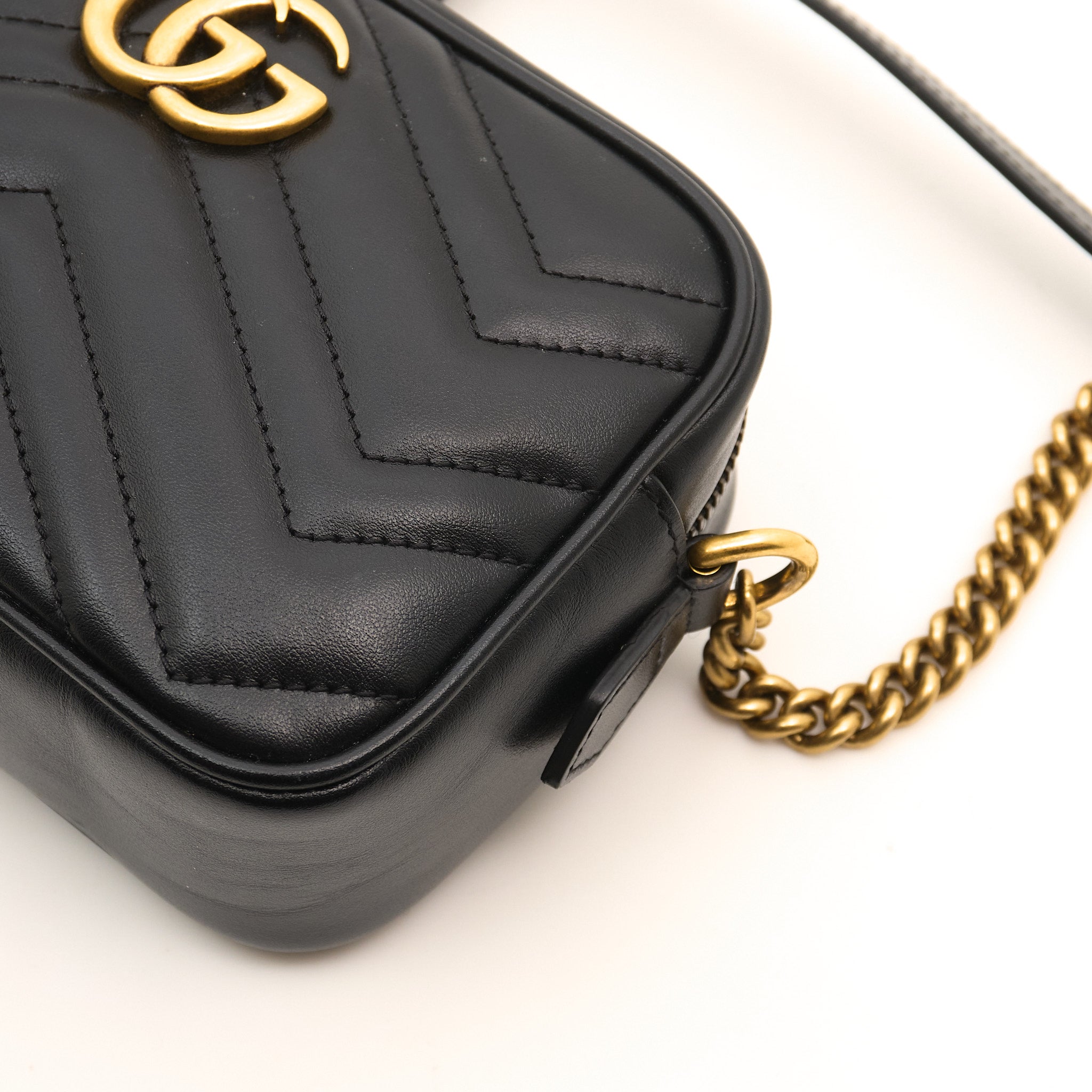 Gucci GG Marmont Mini Black Bag