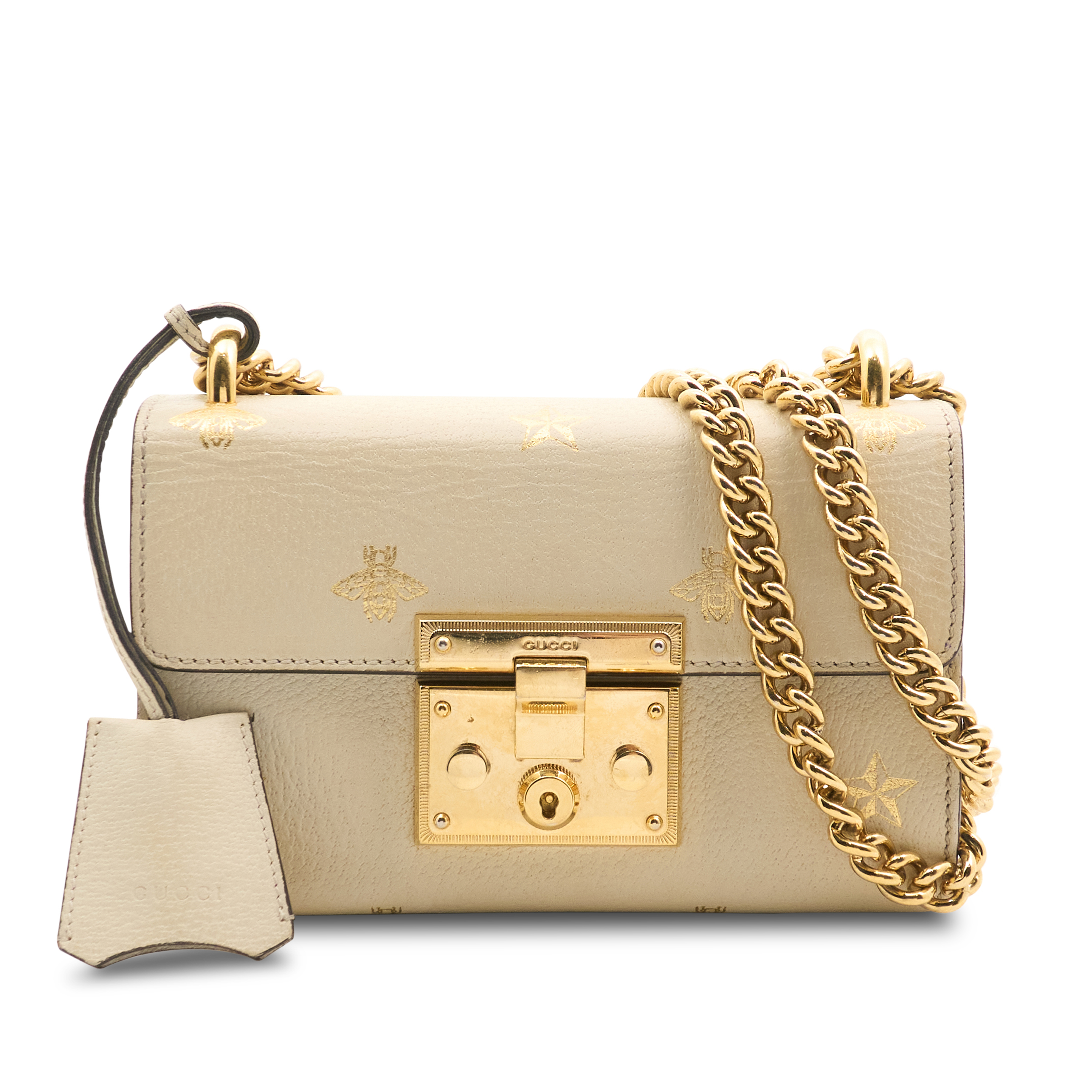 Gucci Padlock Bee Star Shoulder Bag
