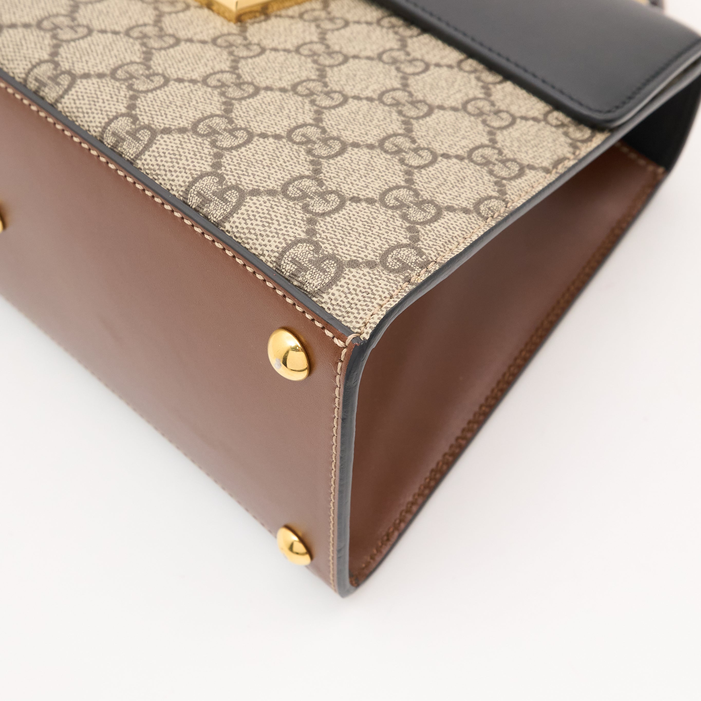 Gucci Padlock GG Supreme Top Handle Bag