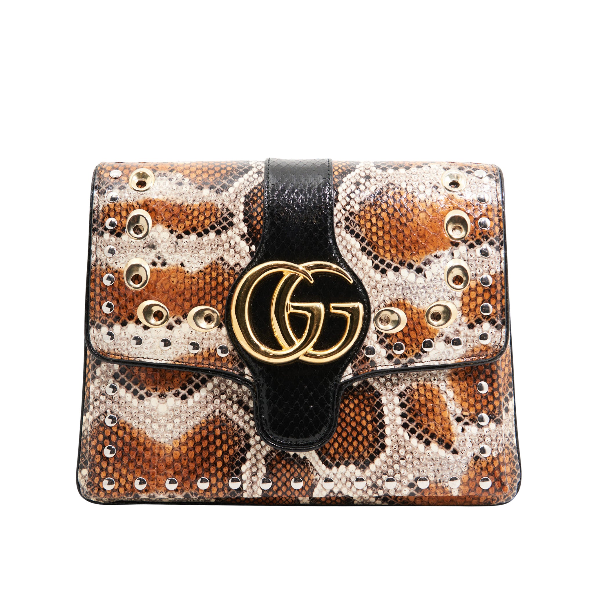 Gucci Python Aril in Orange and Black