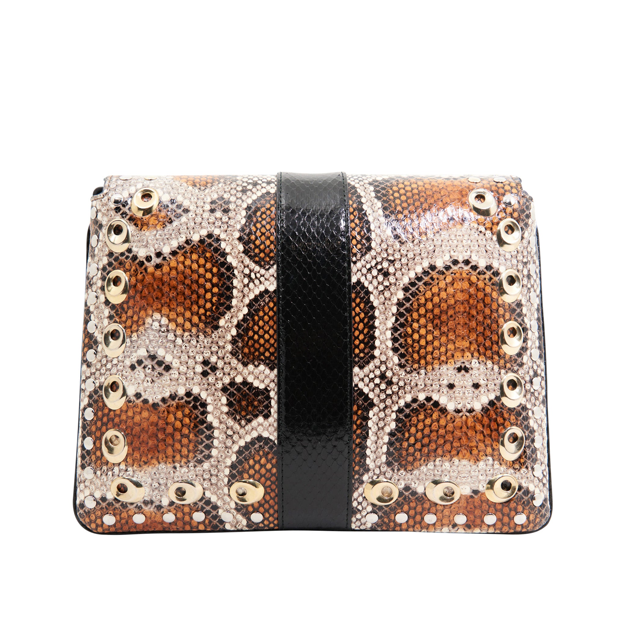 Gucci Python Aril in Orange and Black