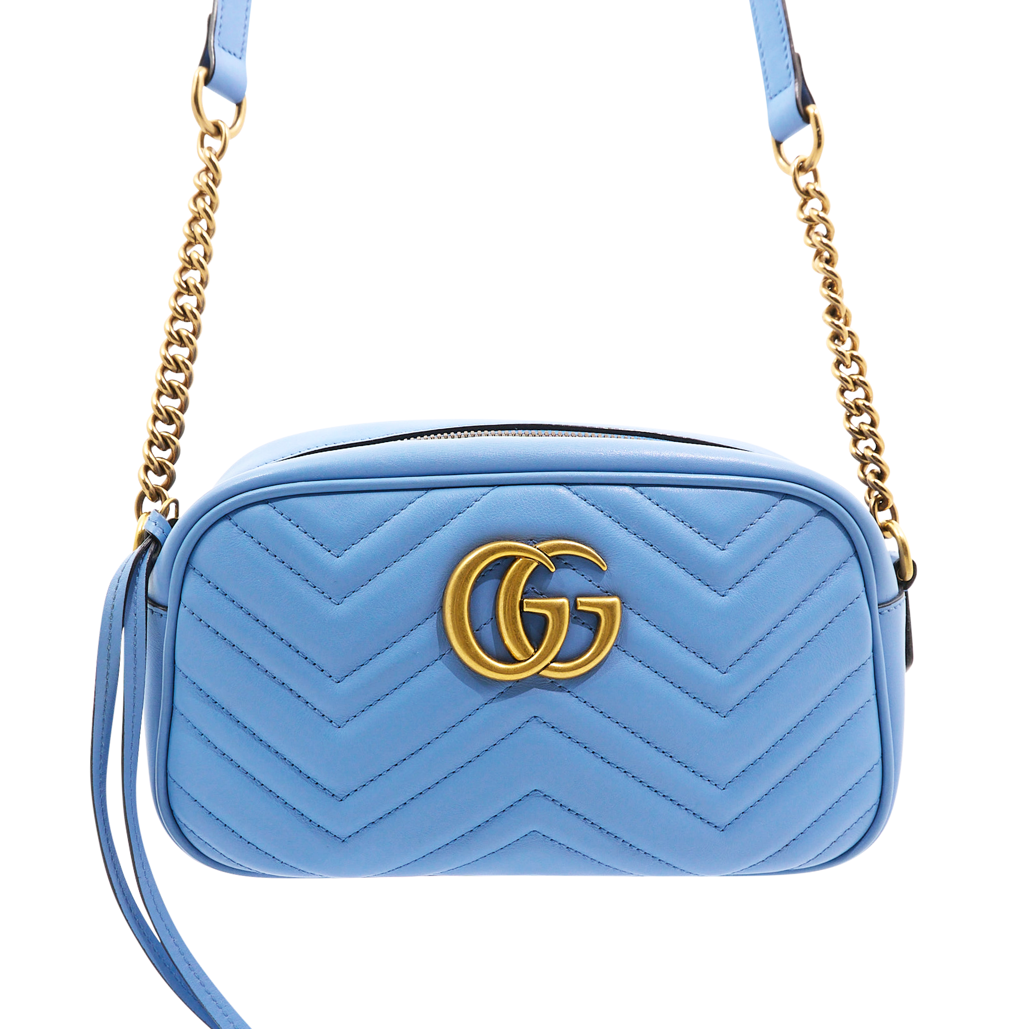 Gucci GG Marmont Blue Marmont Matelassé Bag