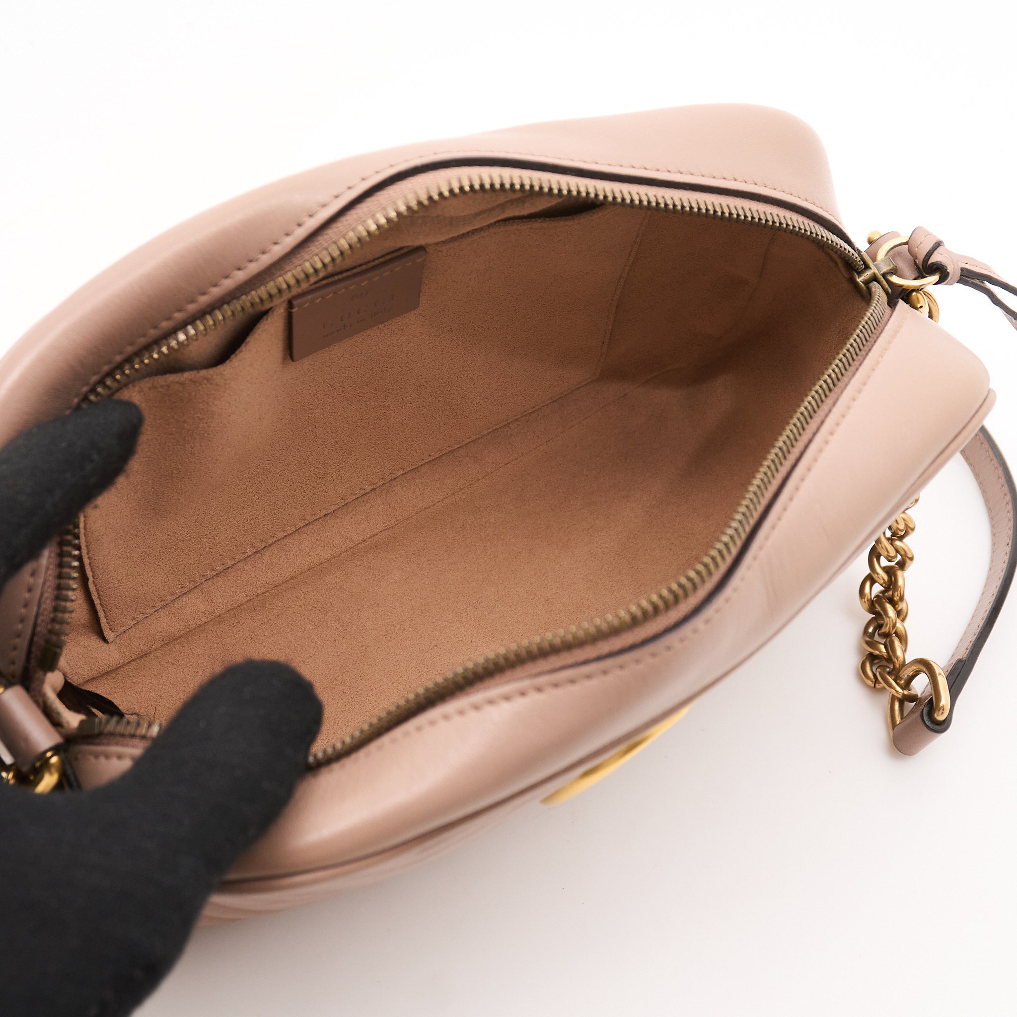 Gucci GG Marmont Dusty Beige Marmont Matelassé Bag