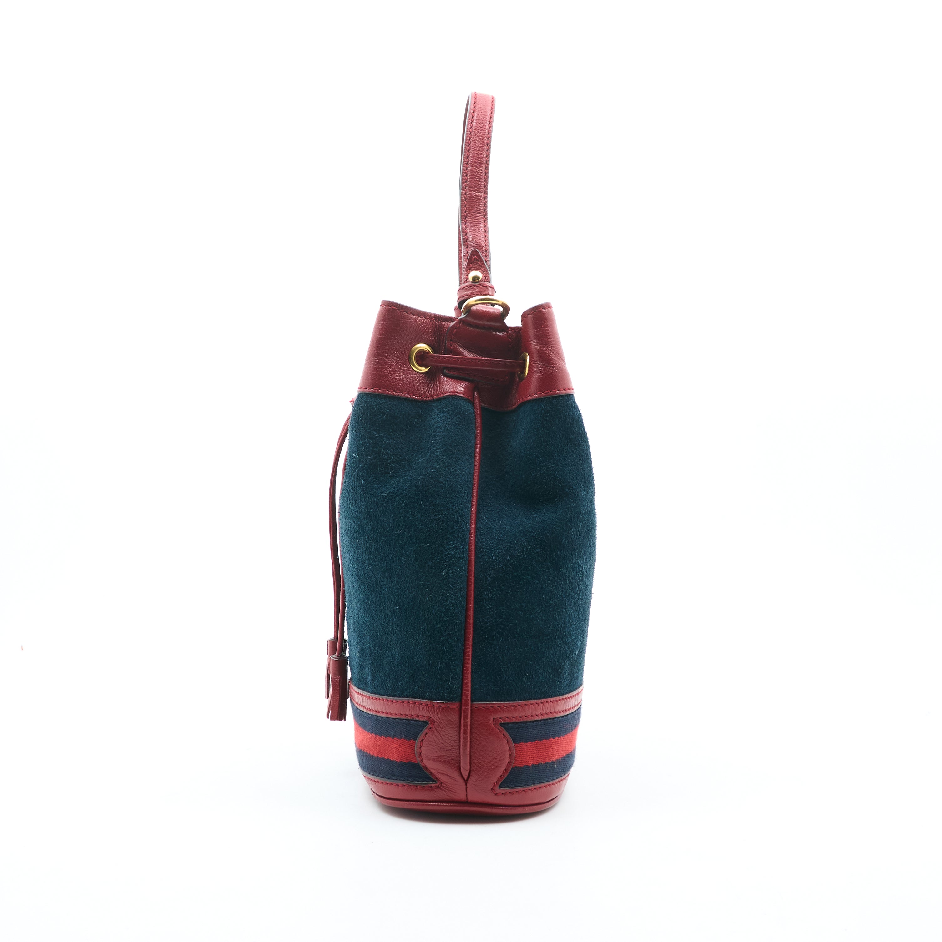 Gucci Suede Ophidia Mini Bucket Bag