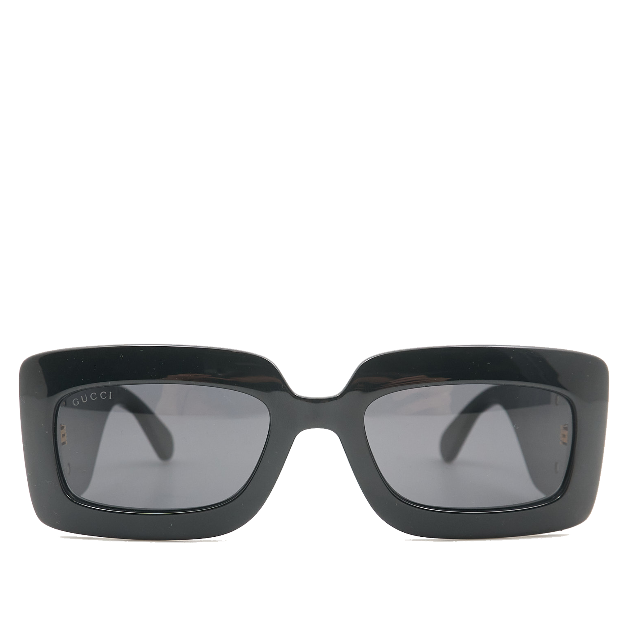 Gucci Black Rectangle Sunglasses