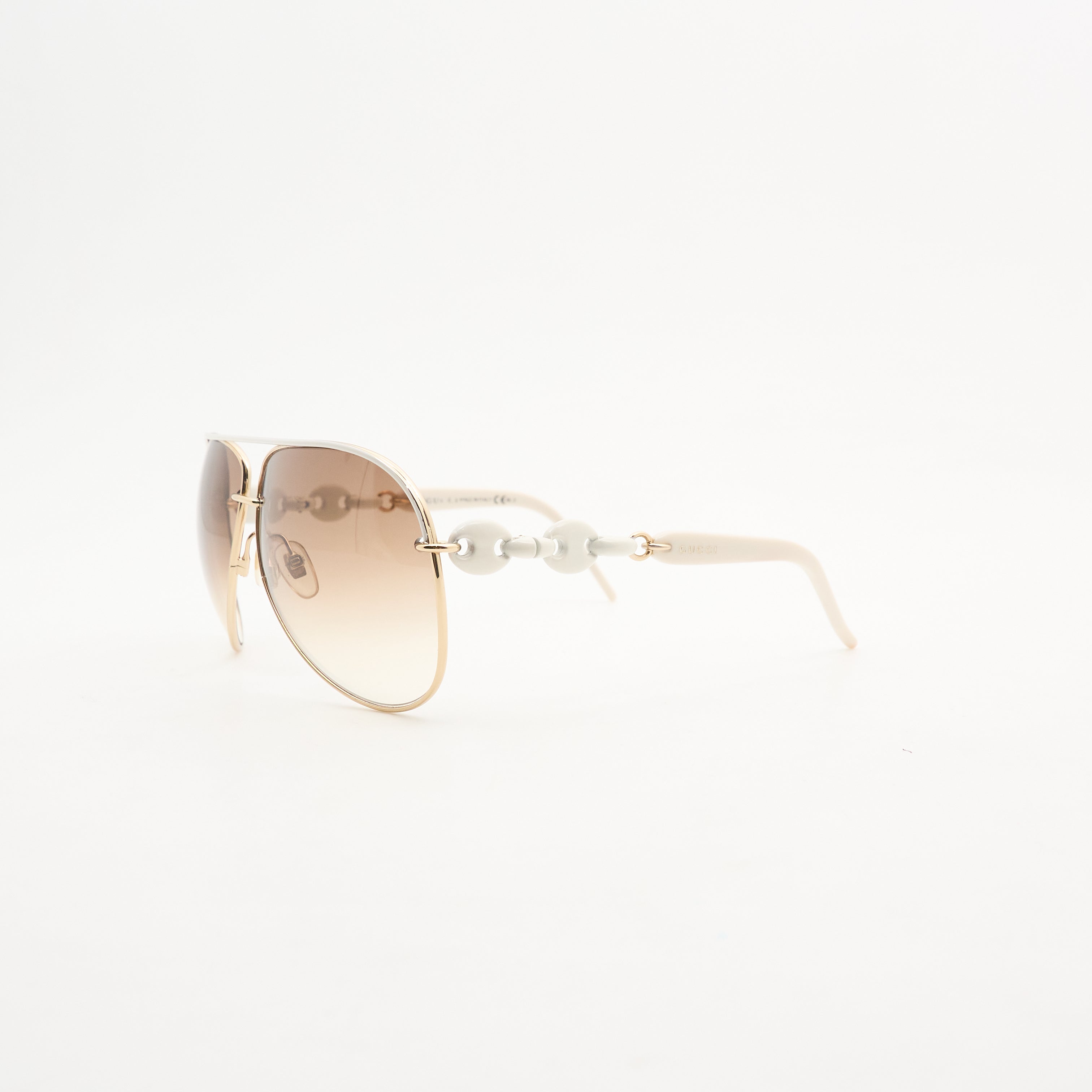 Gucci Gold-Tone Aviators