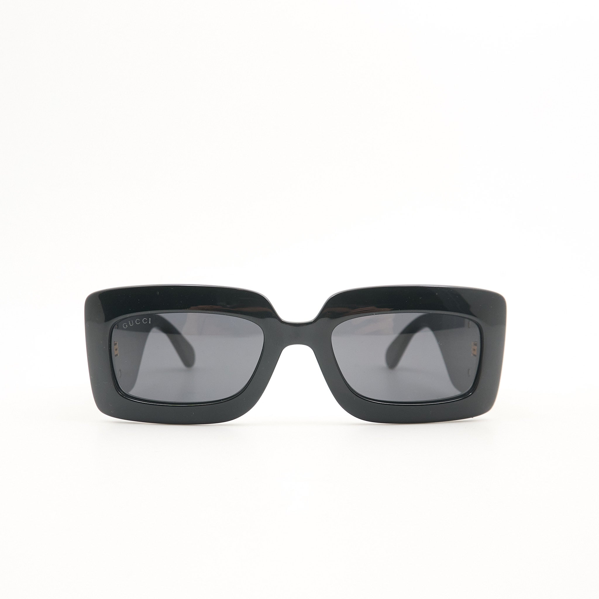 Gucci Black Rectangle Sunglasses