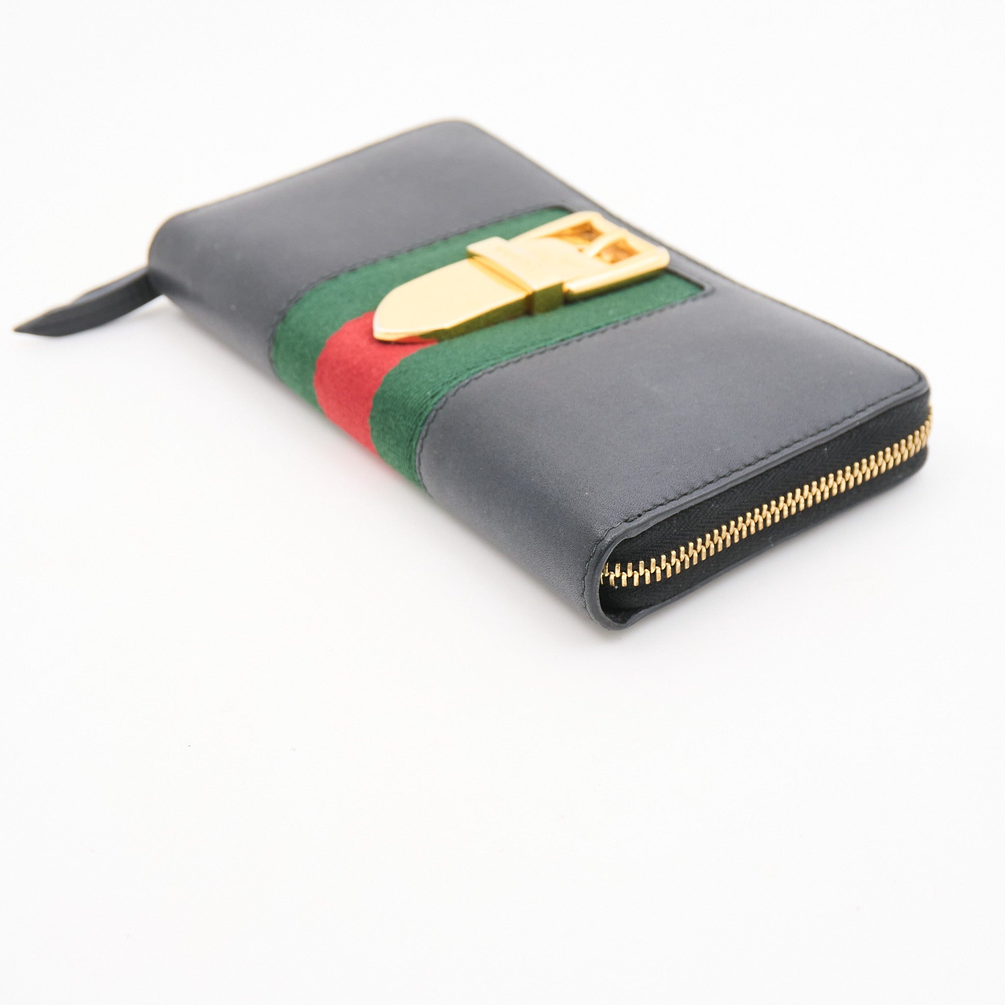 Gucci Sylvie Black Long Wallet