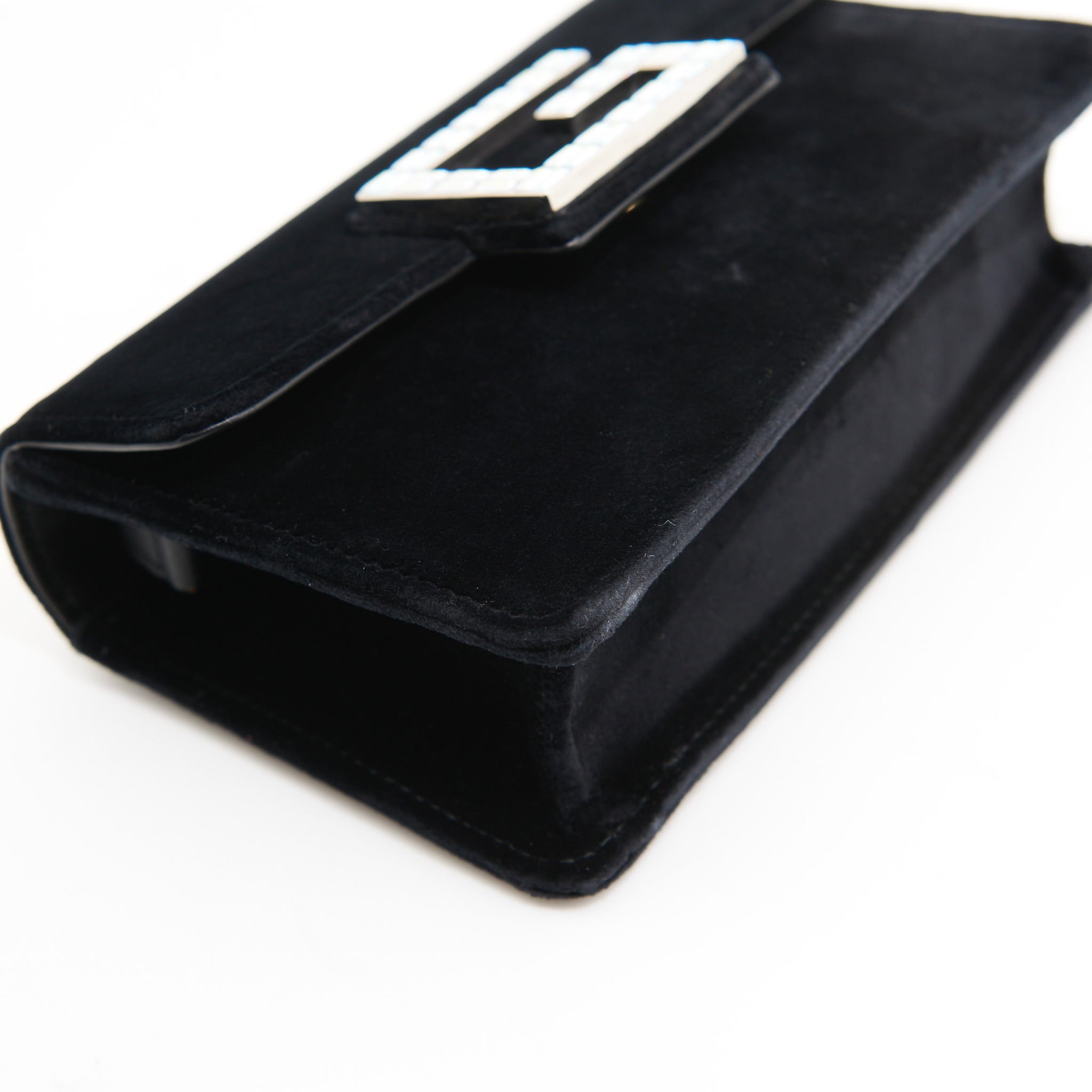 Gucci Velvet Dionysus Super Mini in Black GHW