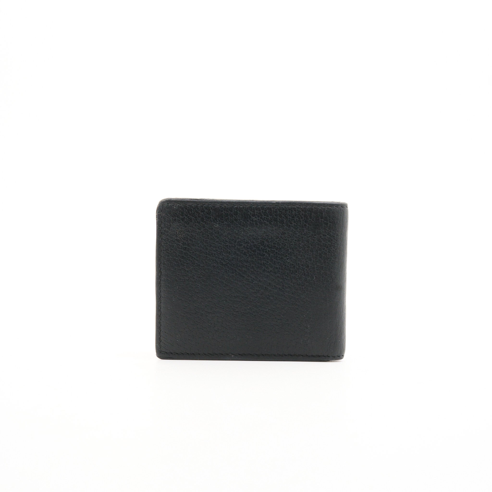 Gucci Black Leather Bee Wallet