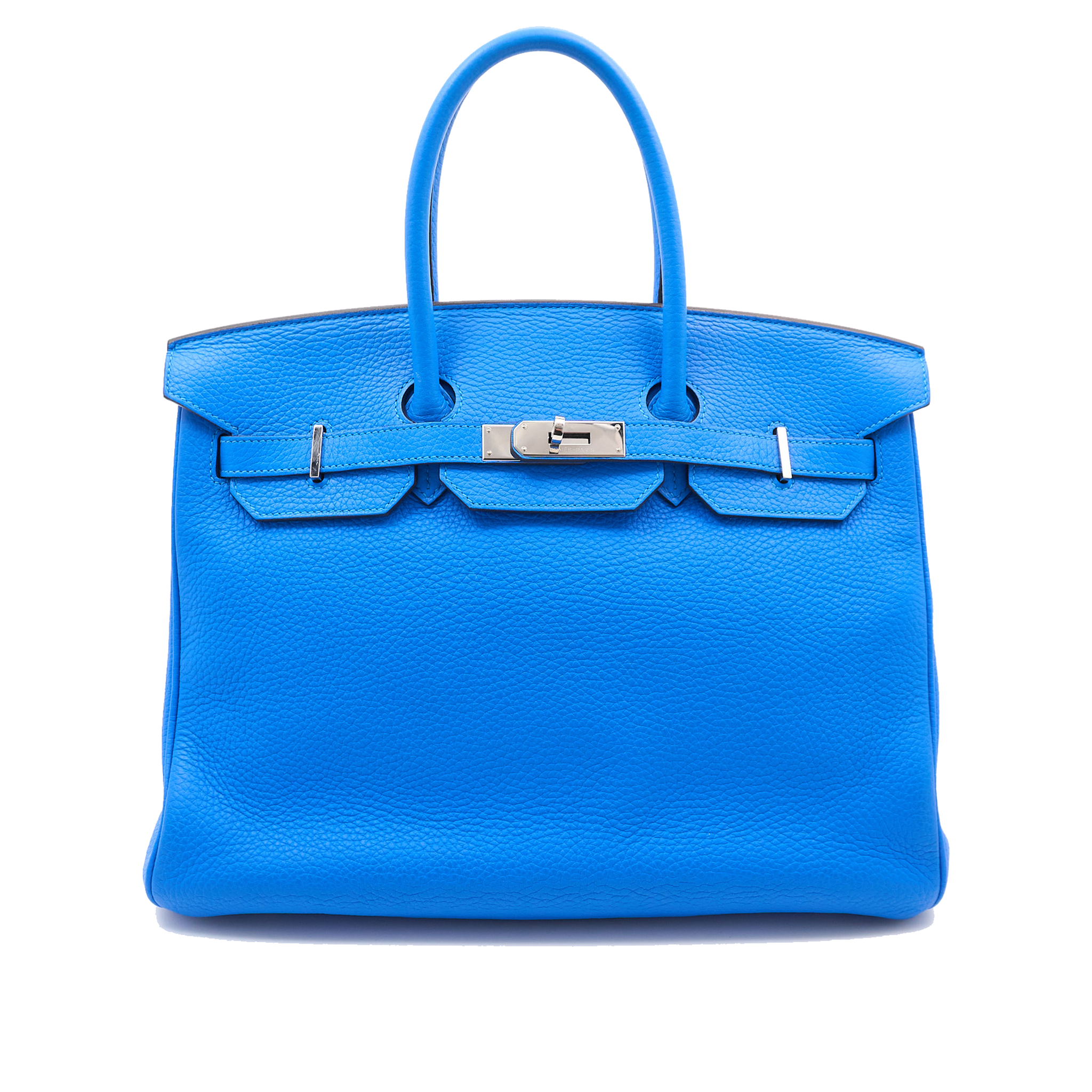 Hermes Birkin 35 Bleu Hydra Square P Year 2012