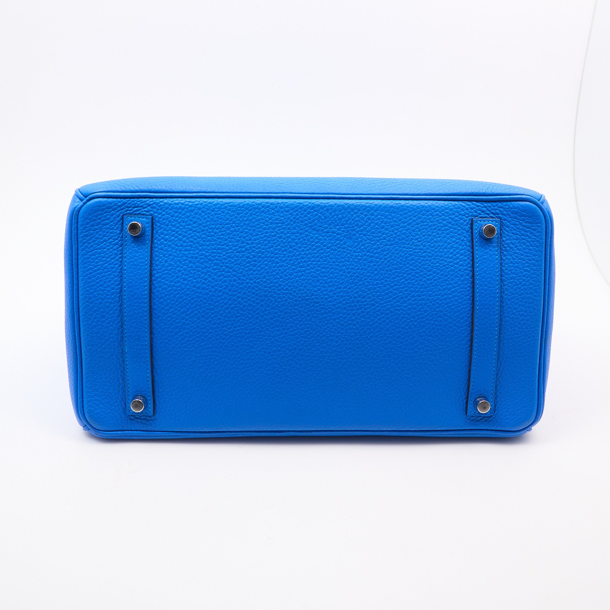 Hermes Birkin 35 Bleu Hydra Square P Year 2012