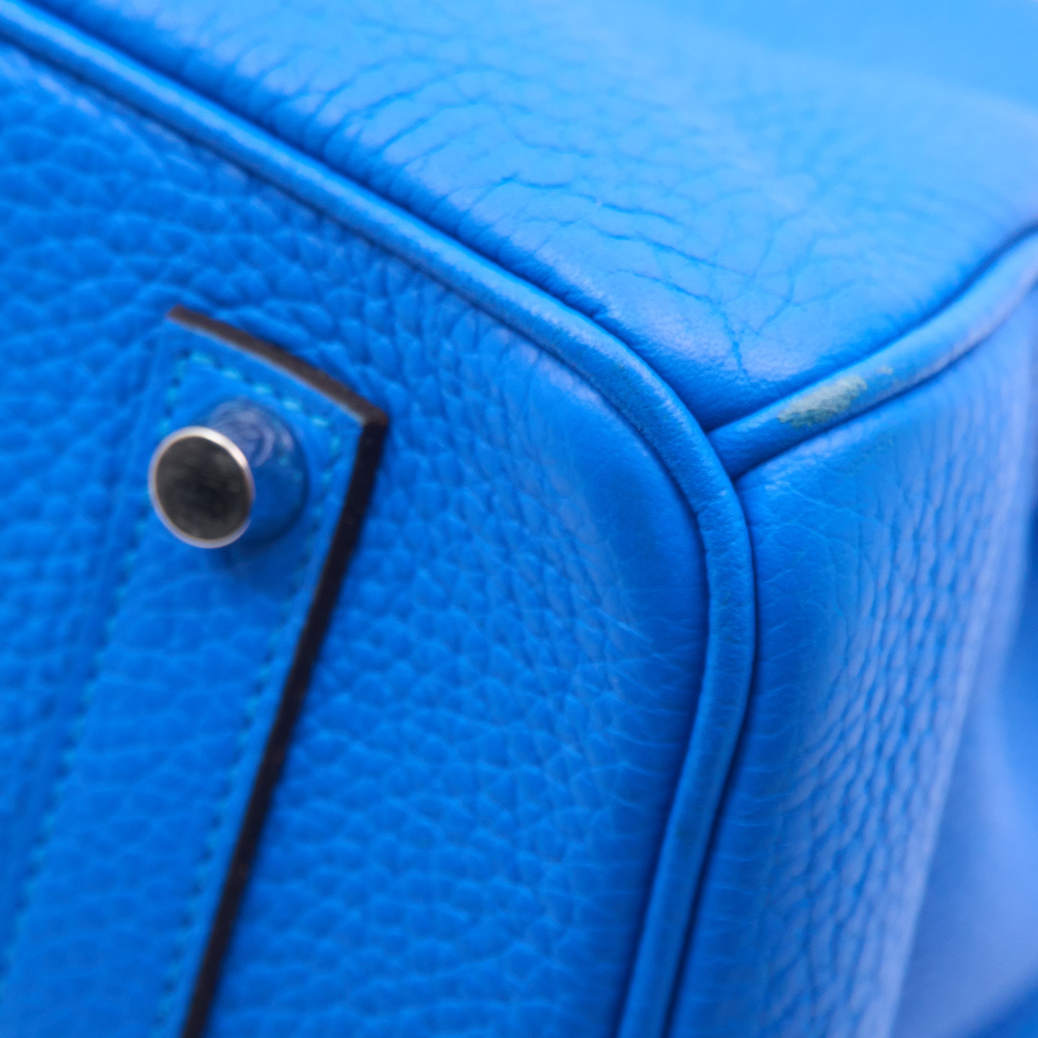 Hermes Birkin 35 Bleu Hydra Square P Year 2012