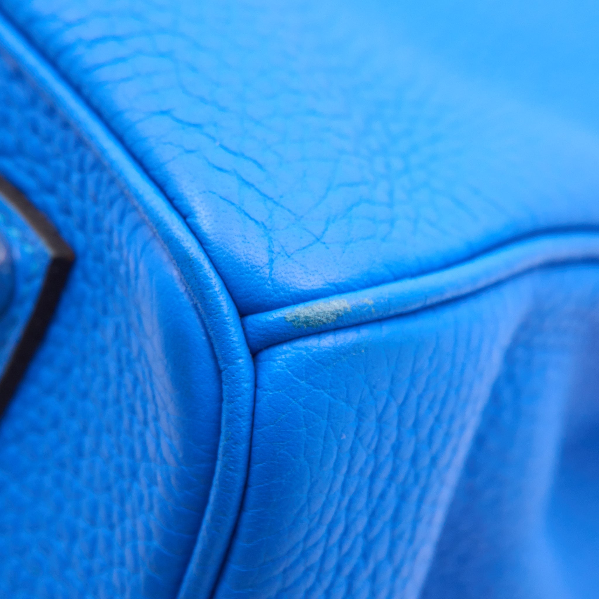 Hermes Birkin 35 Bleu Hydra Square P Year 2012