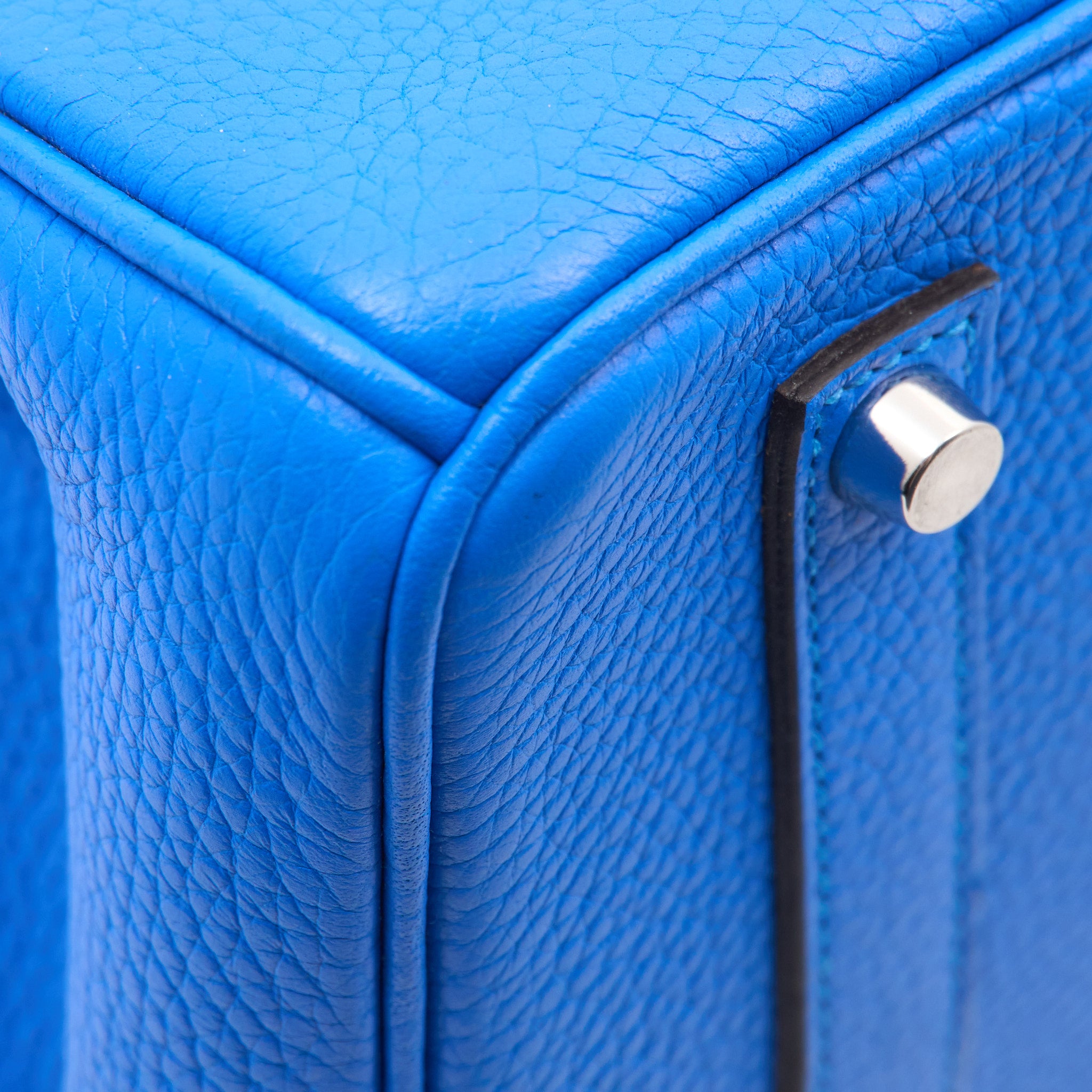 Hermes Birkin 35 Bleu Hydra Square P Year 2012