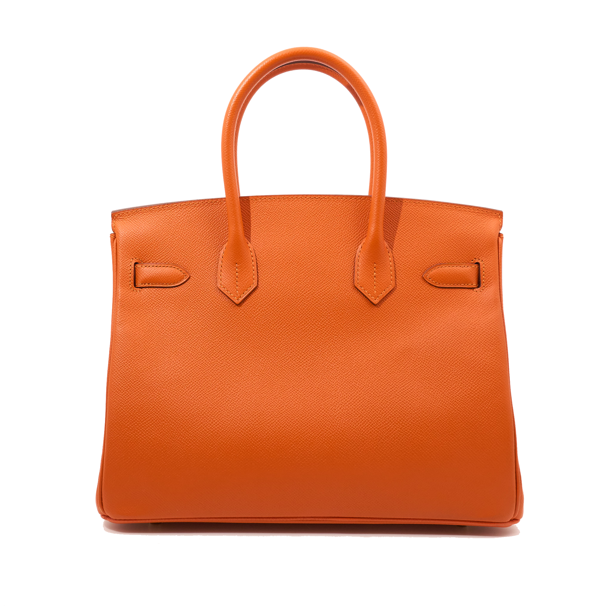 Hermes Birkin 30 Orange Epsom Stamp A (2017)