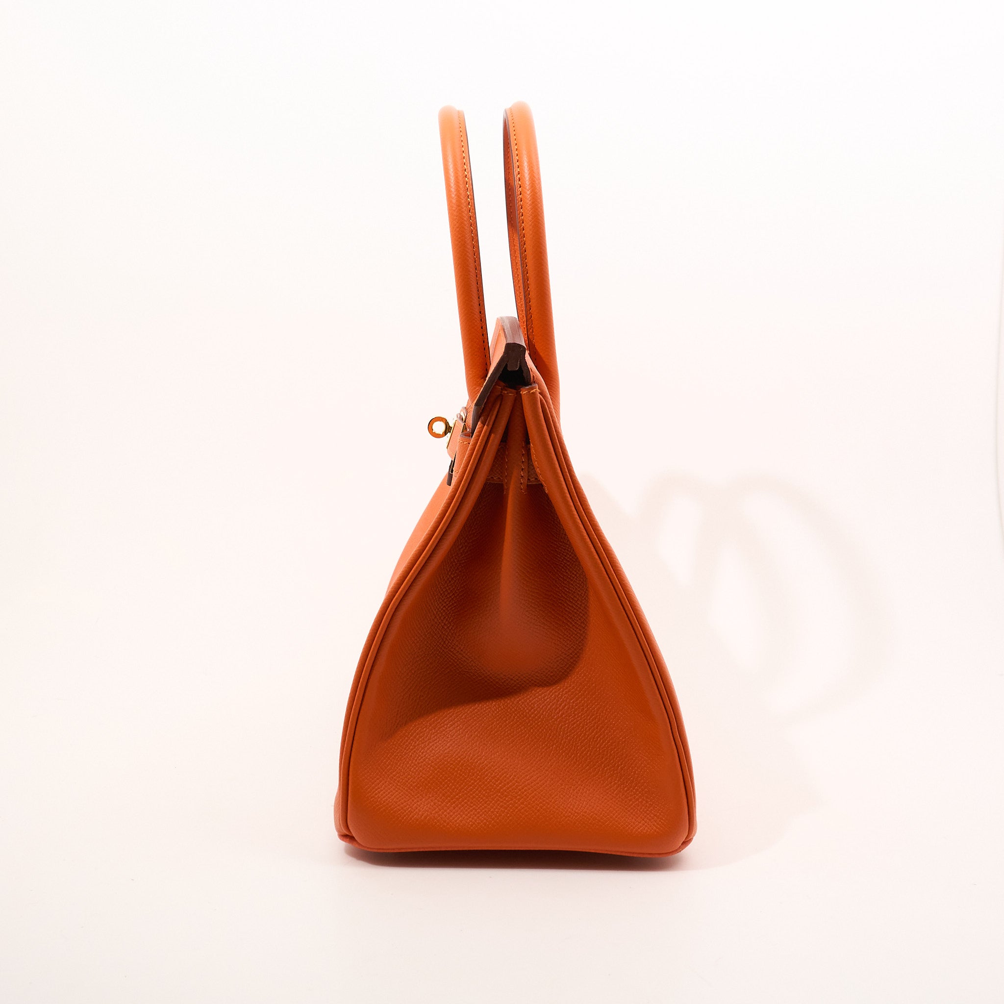 Hermes Birkin 30 Orange Epsom Stamp A (2017)
