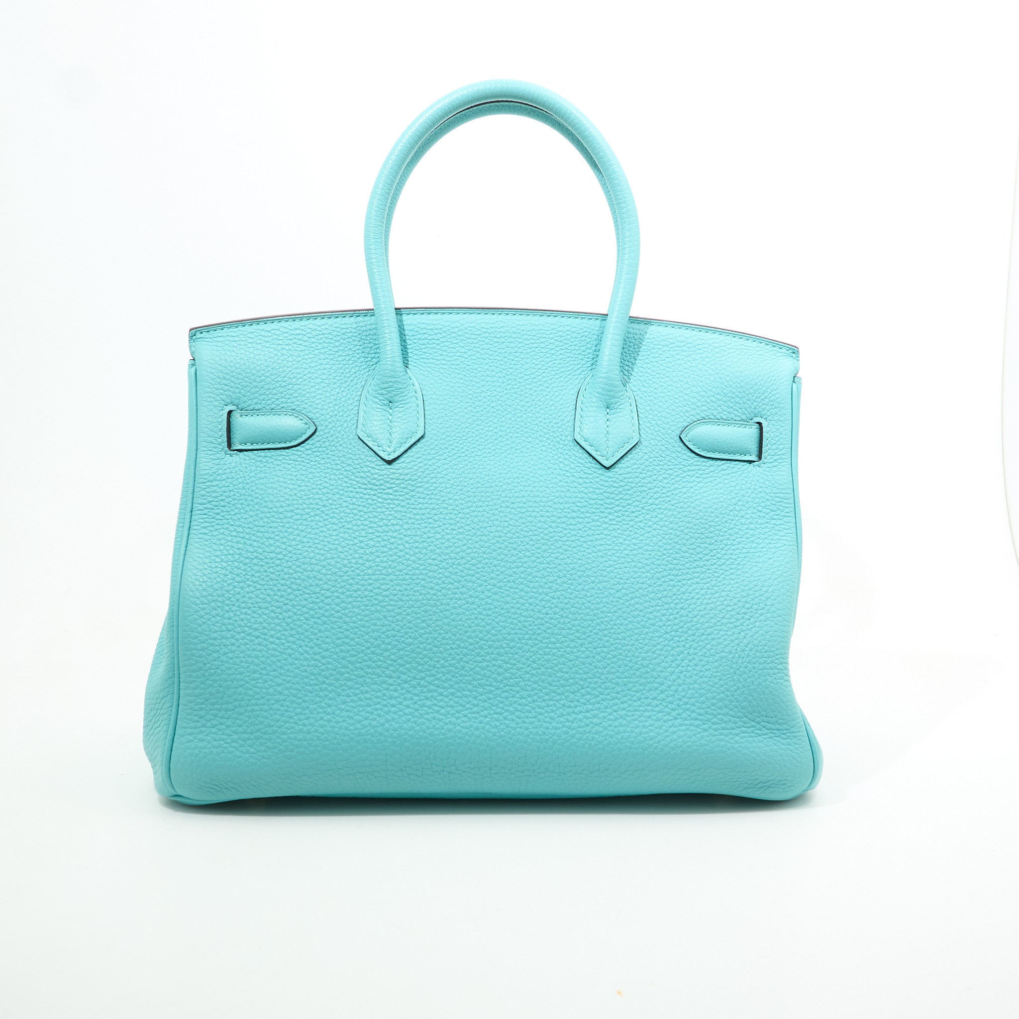 Hermes Birkin 30 Togo Bleu Atoll Stamp T 2015