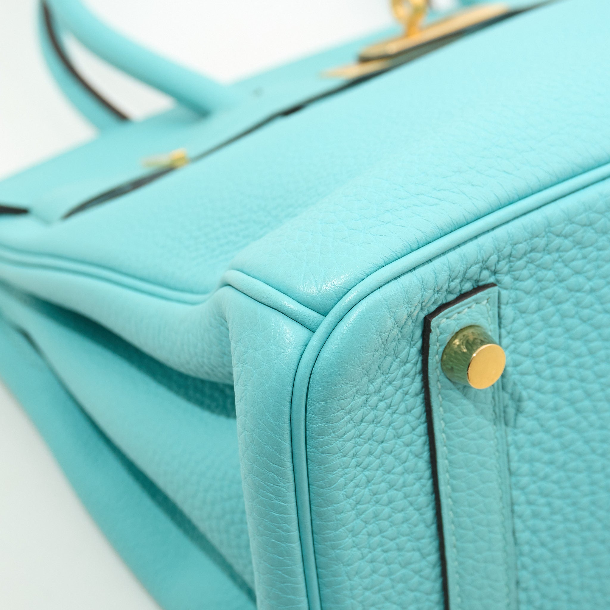 Hermes Birkin 30 Togo Bleu Atoll Stamp T 2015