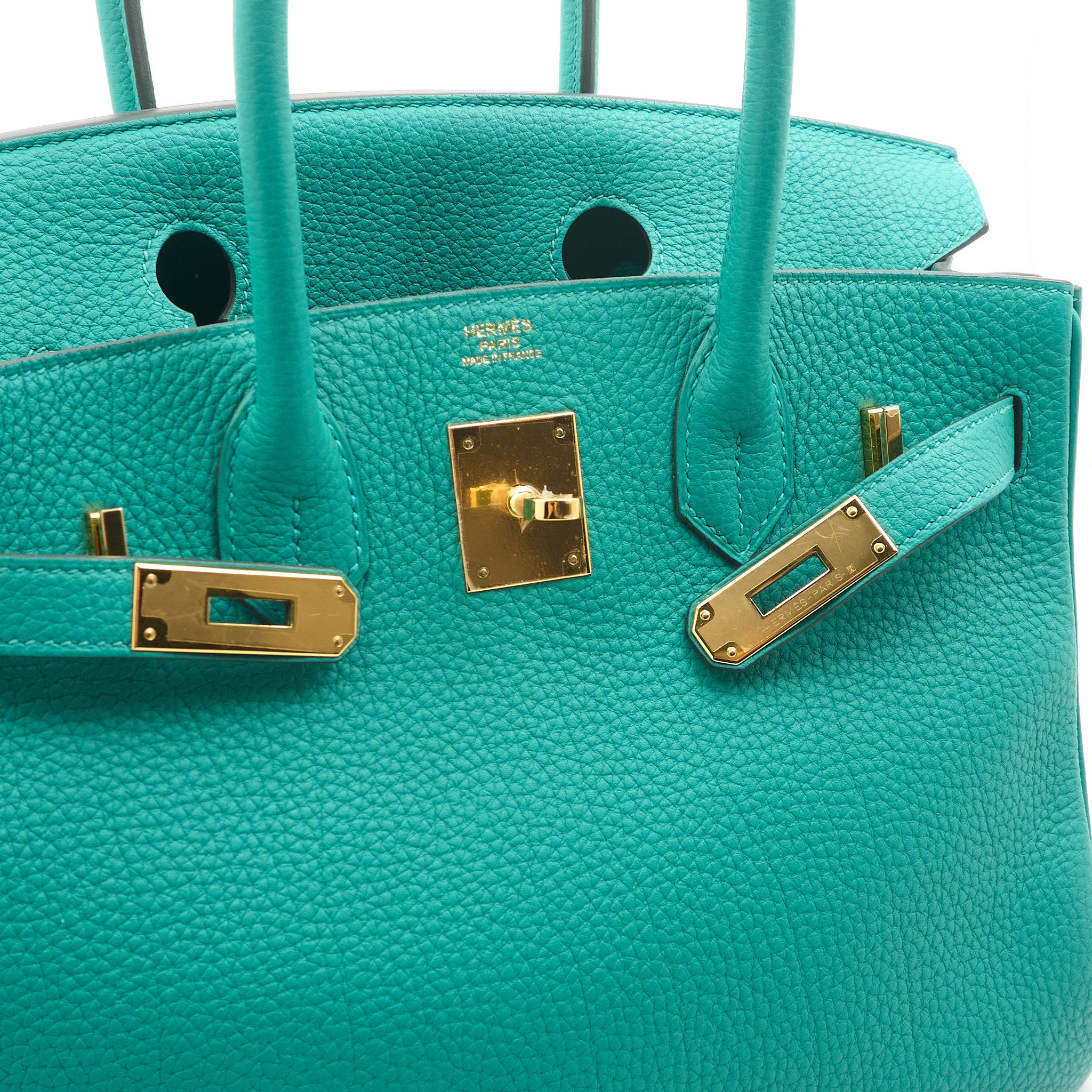 Hermes Birkin 30 Vert Verone Togo GHW Stamp D (2019)