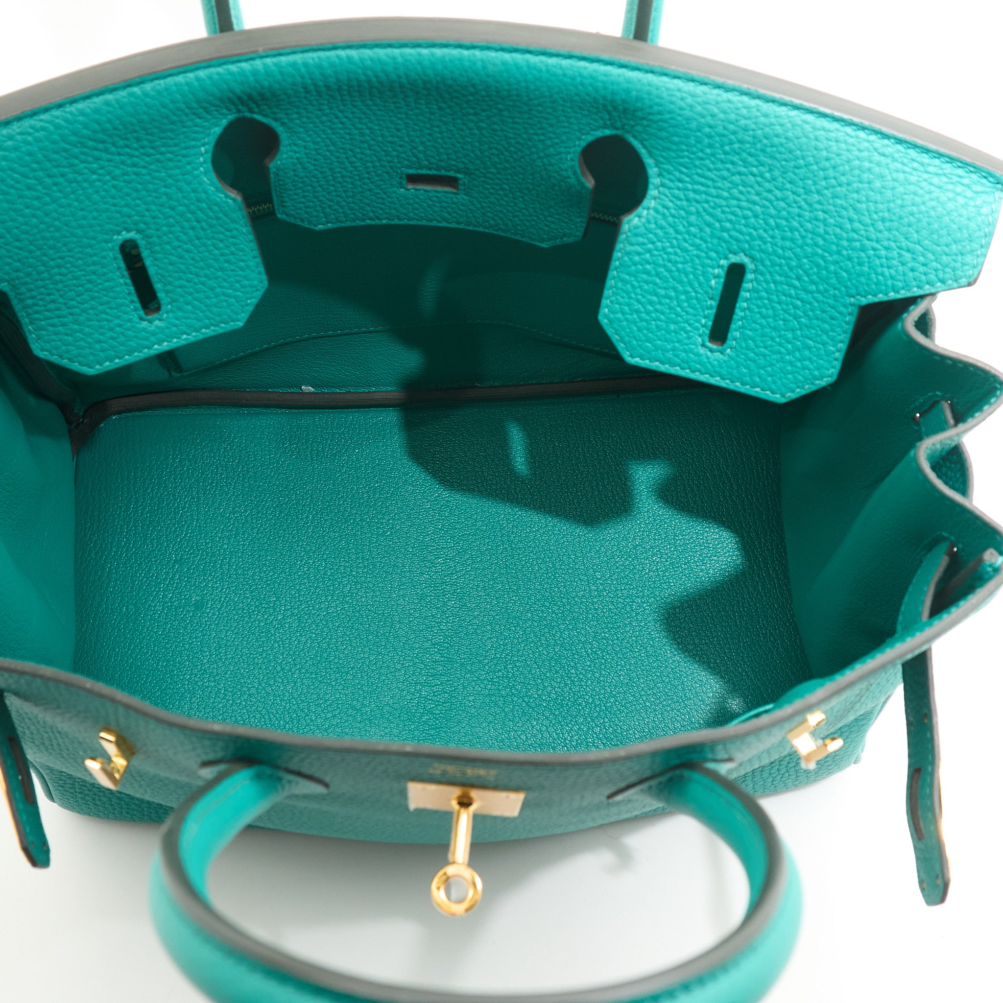 Hermes Birkin 30 Vert Verone Togo GHW Stamp D (2019)