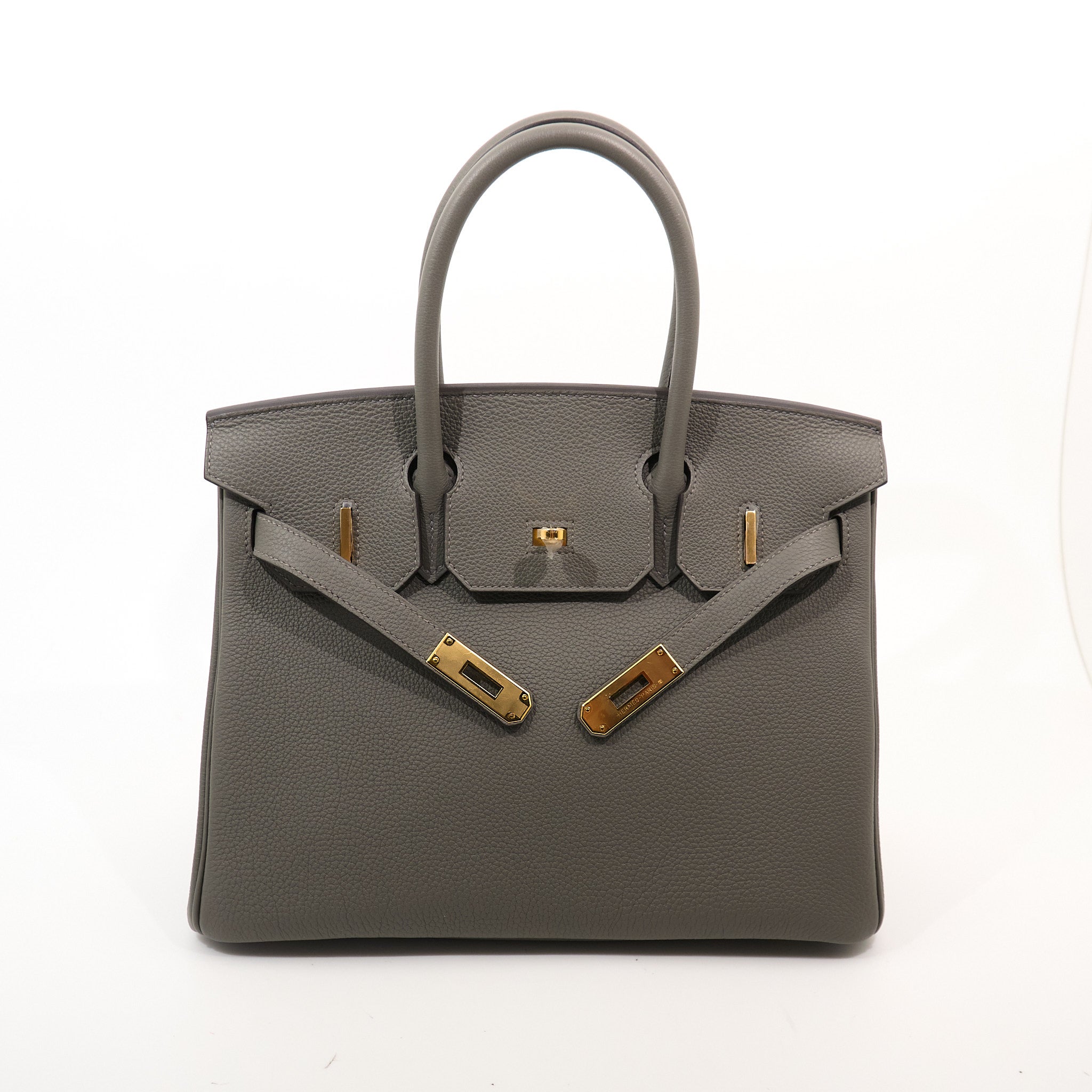 Hermes Birkin 30 Gris Meyer Stamp B (2023)