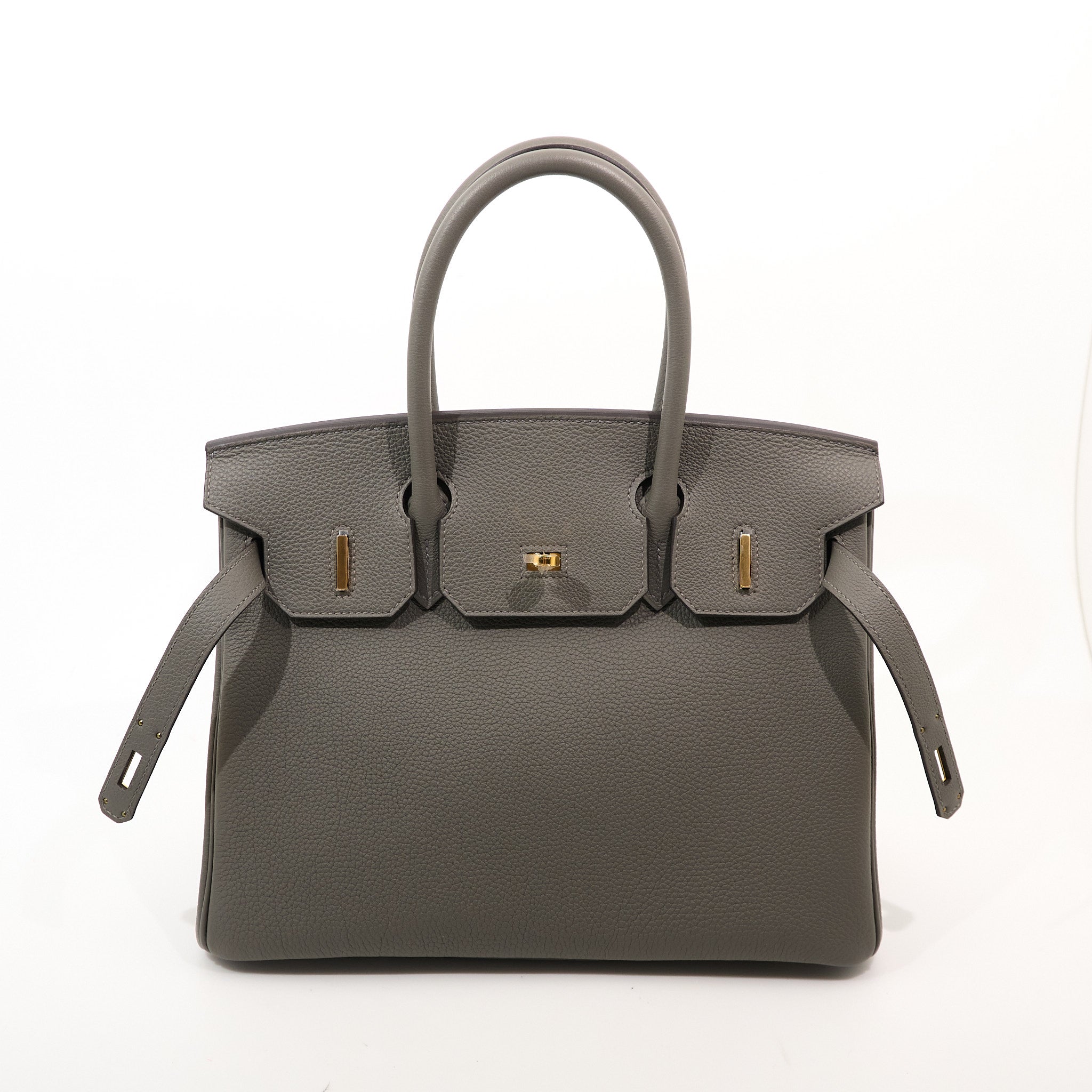 Hermes Birkin 30 Gris Meyer Stamp B (2023)