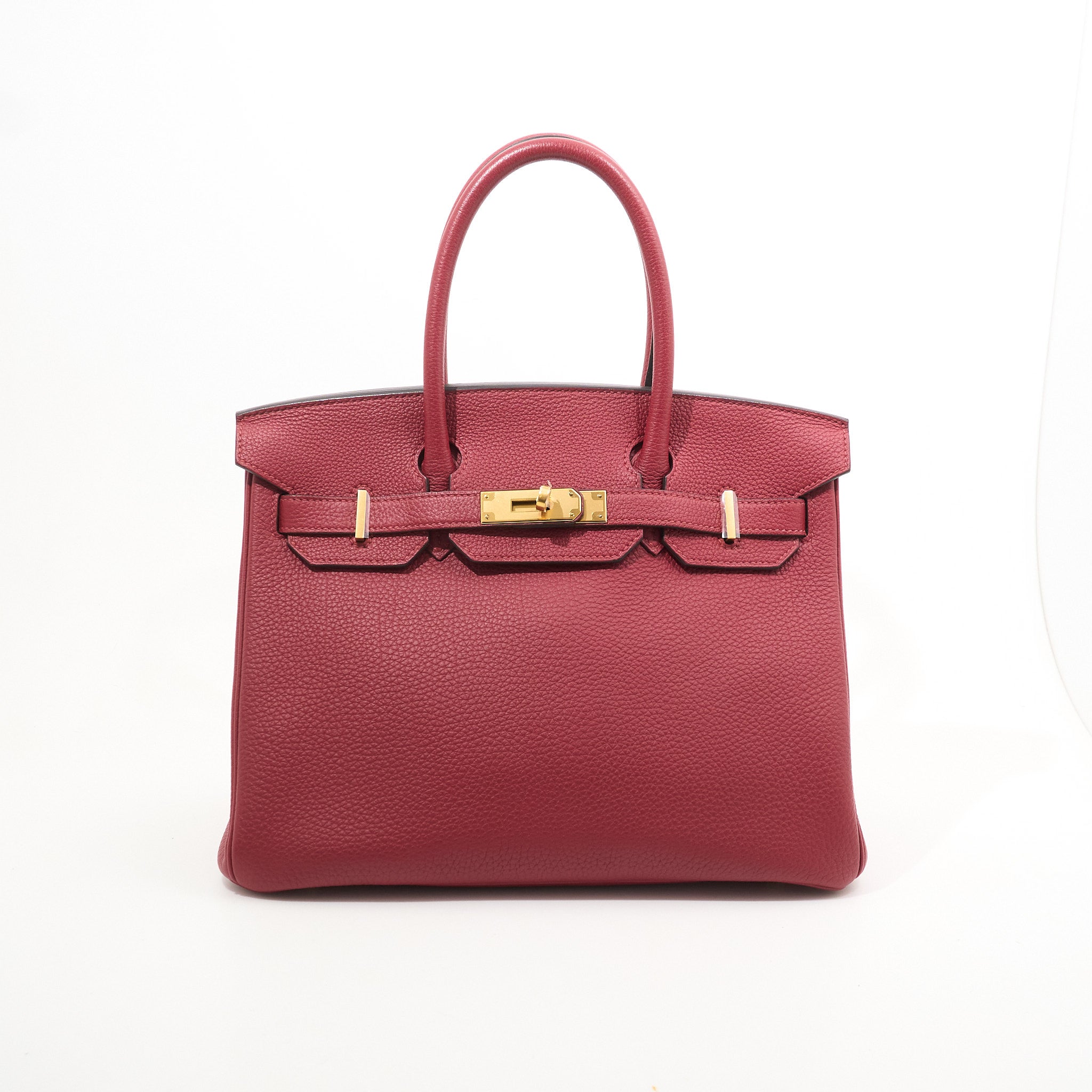 Hermes Birkin 30 Togo Rouge Grenat Stamp X 2016