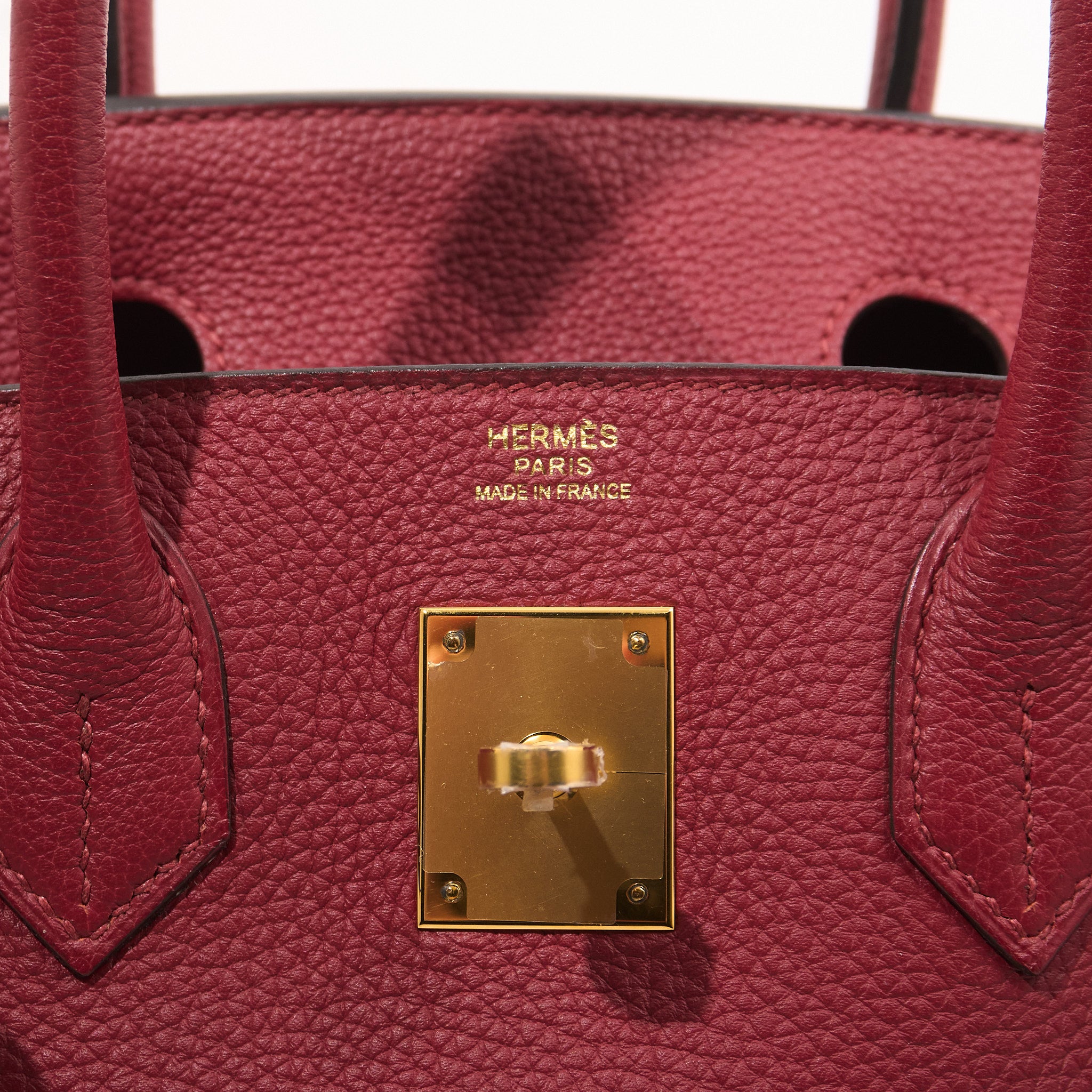 Hermes Birkin 30 Togo Rouge Grenat Stamp X 2016