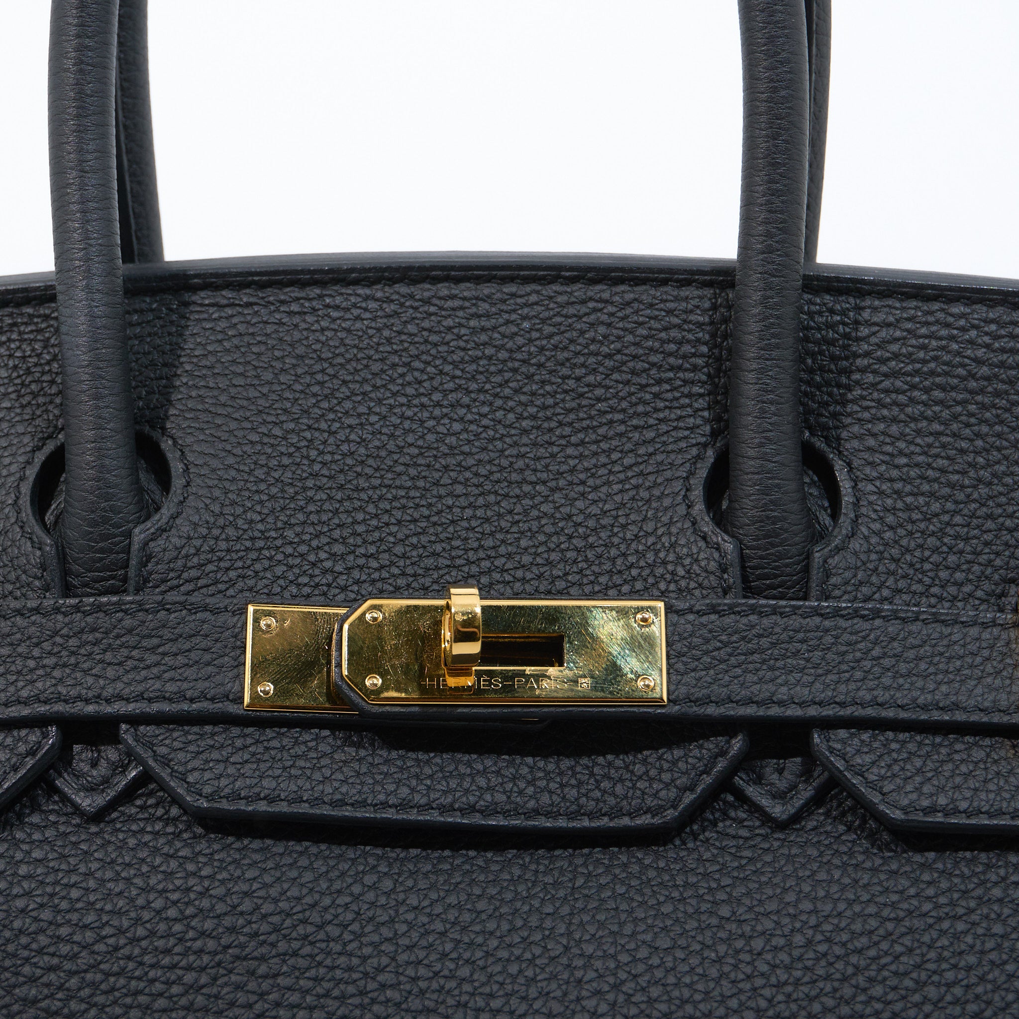 Hermes Birkin 30 Togo Noir GHW C Stamp (2018)