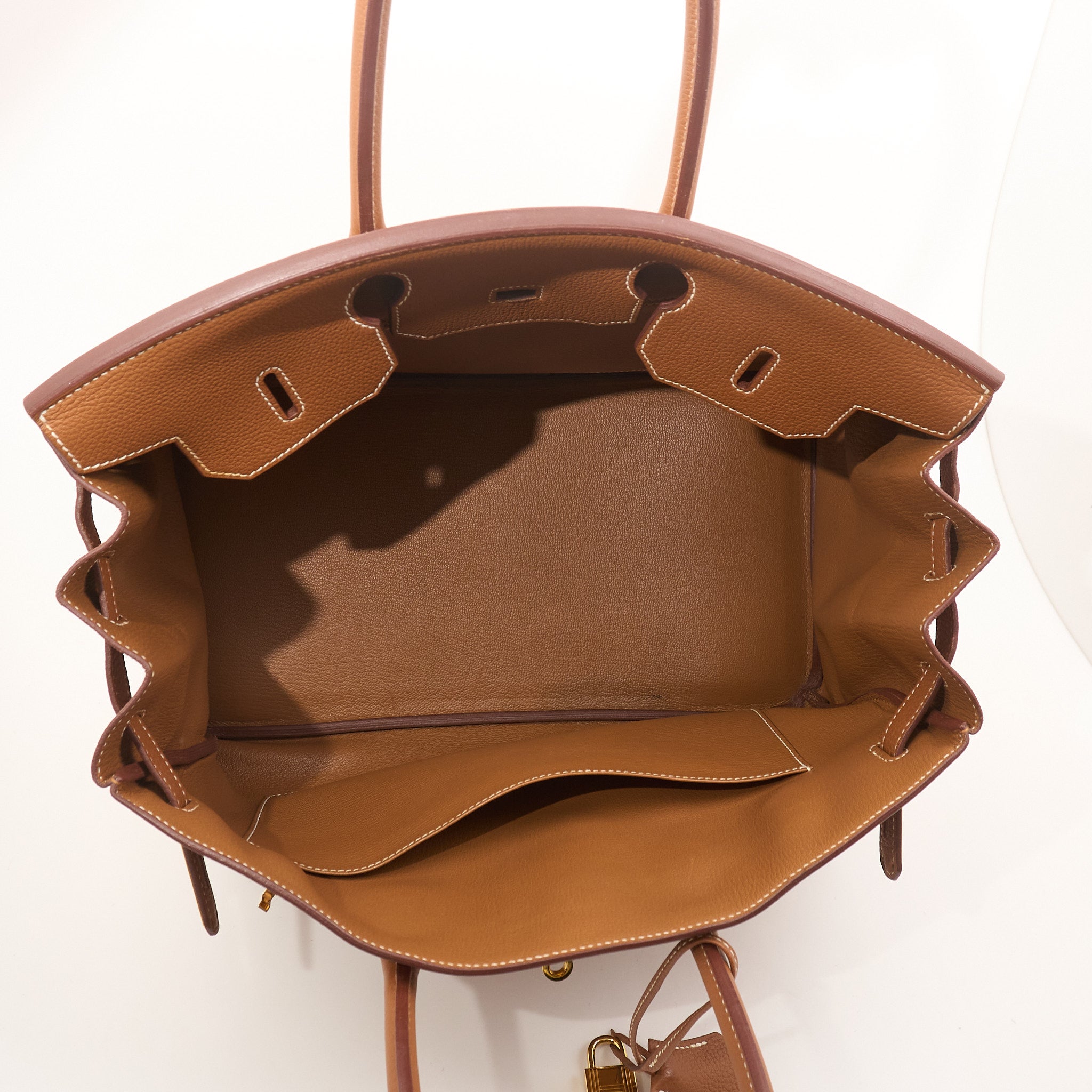 Hermes Birkin 35 Gold Togo GHW Stamp X (2016)